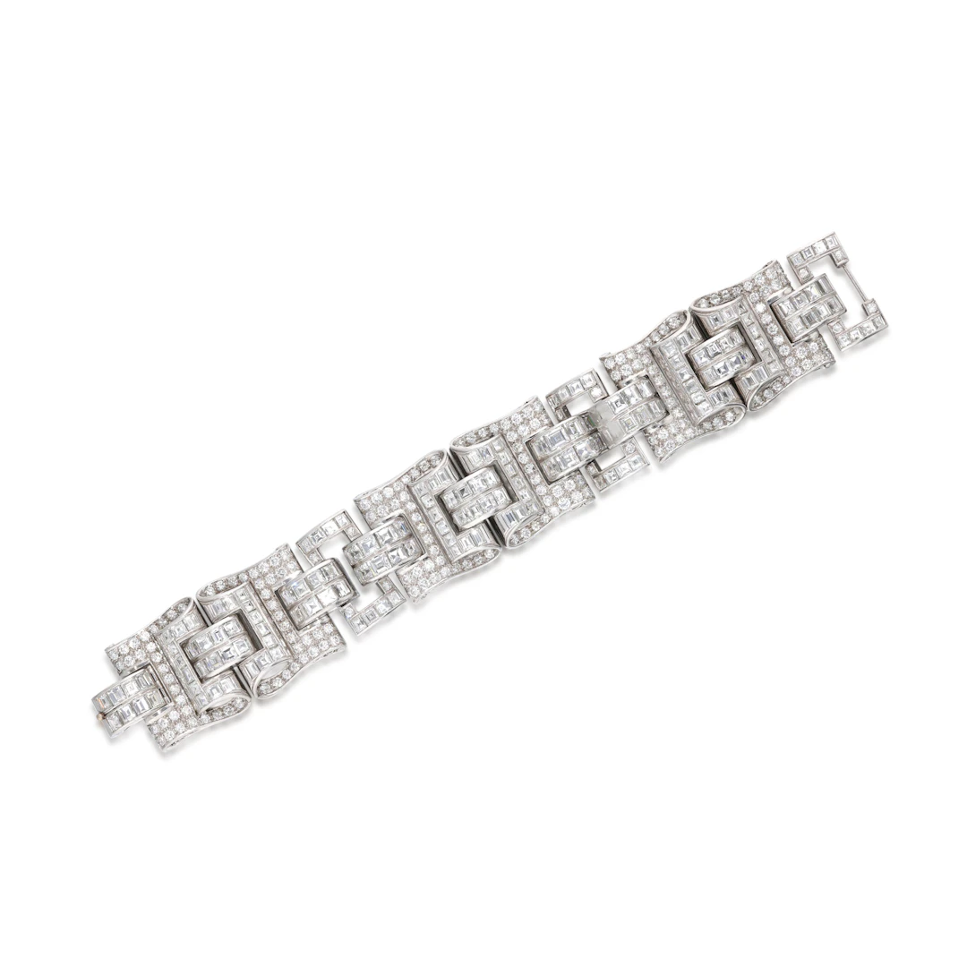 Platinum and Diamond Bracelet