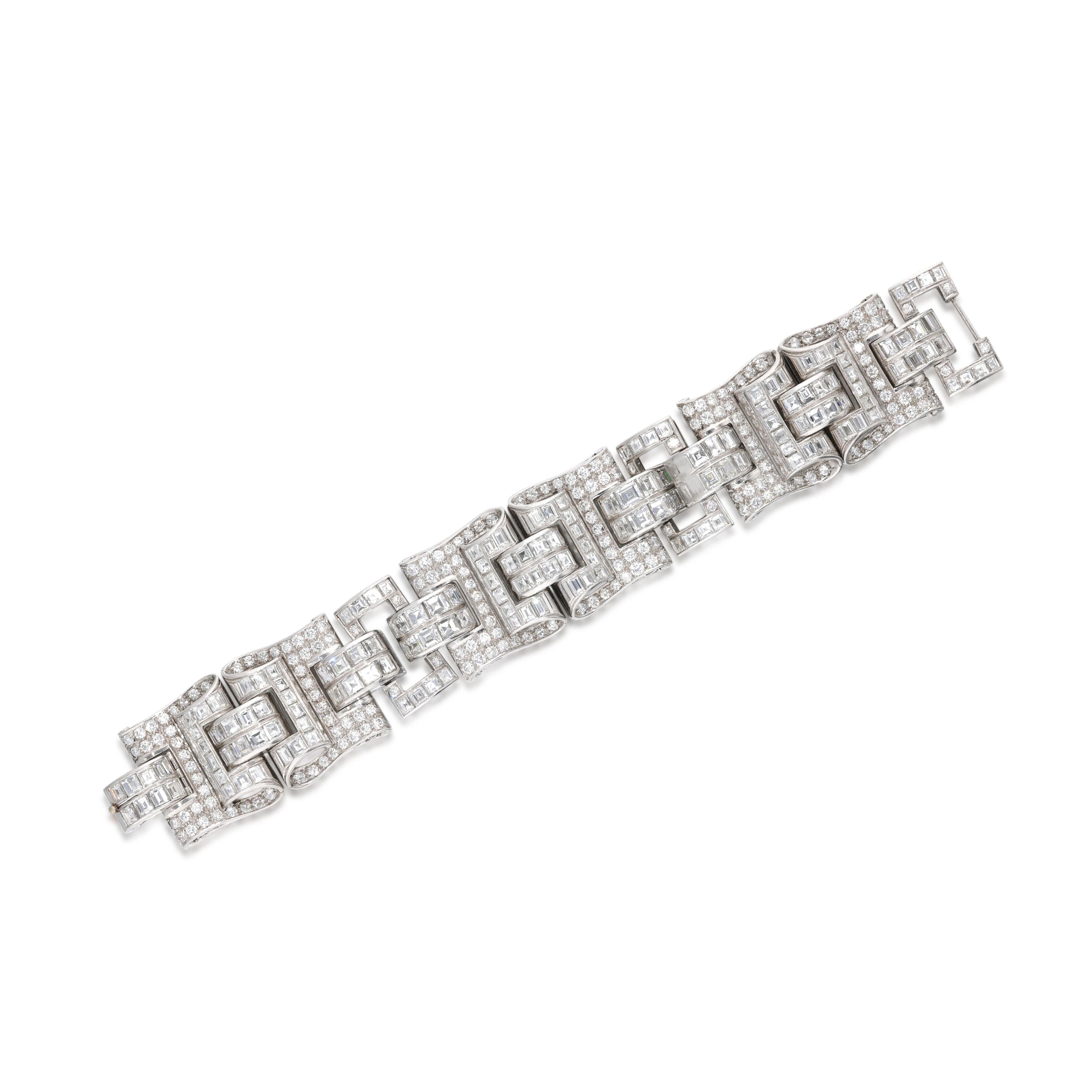 Platinum and Diamond Bracelet