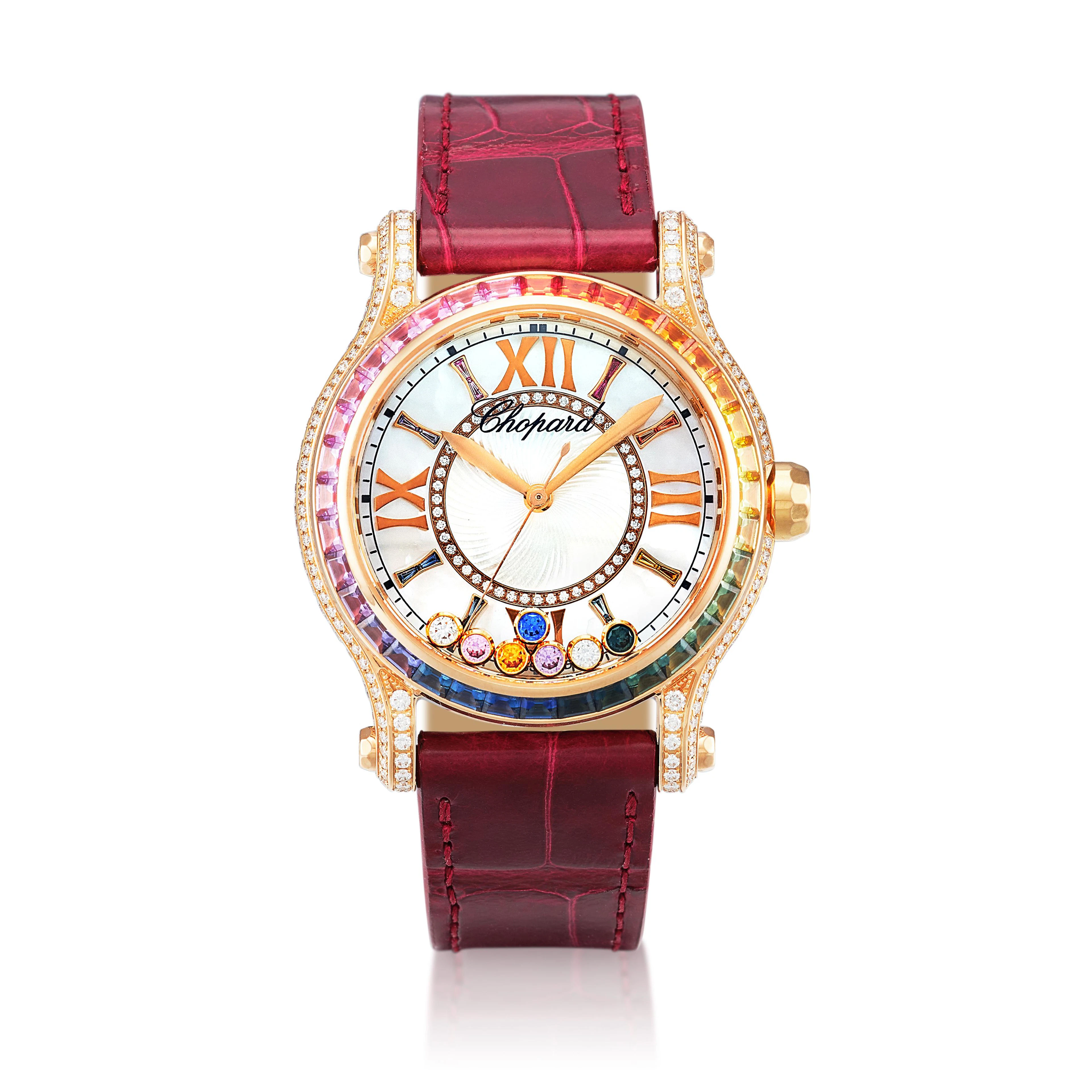 Happy Sport (Reference 4891). A rose gold, diamond and multi-coloured
