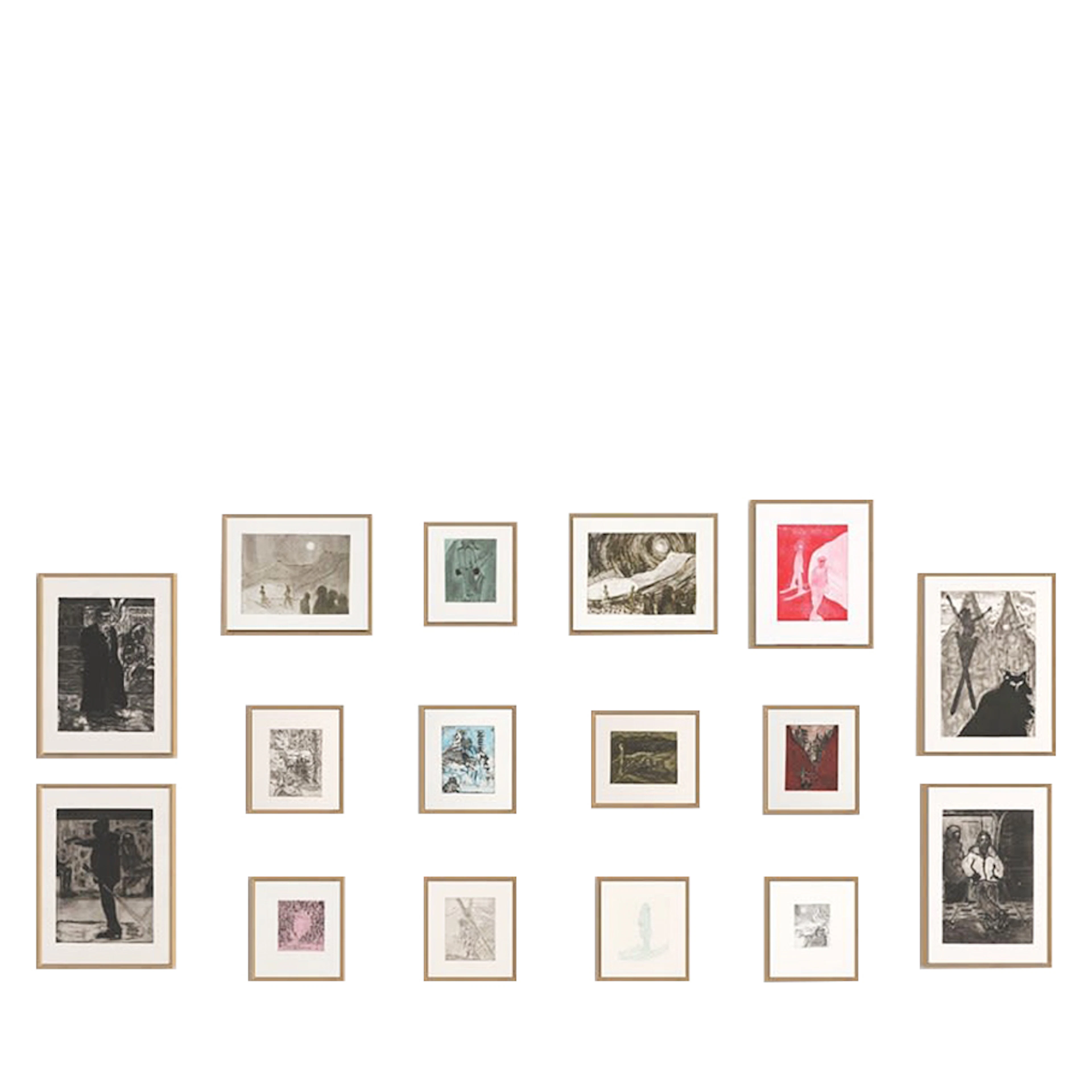Alpine Etchings | Set of 16