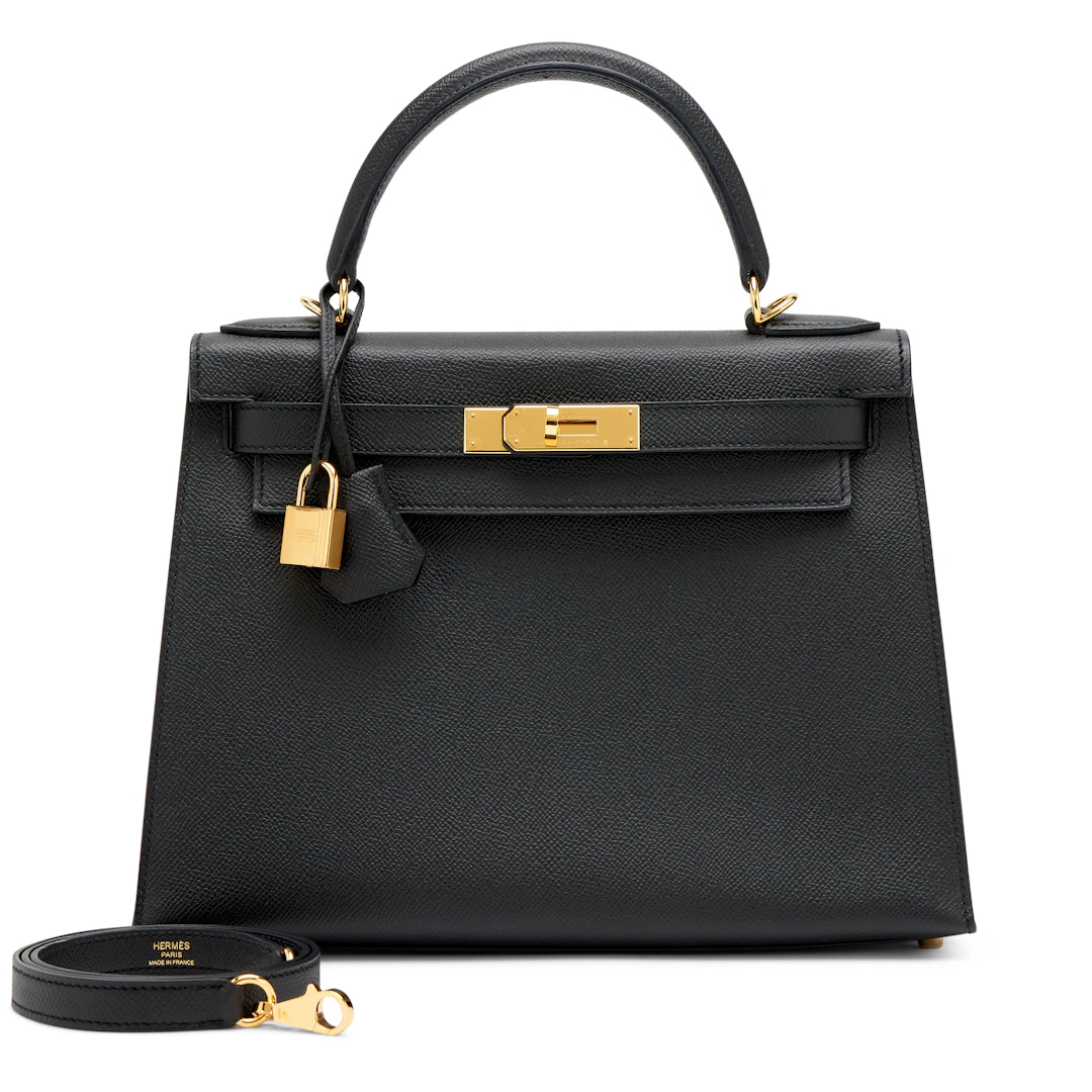 Black Epsom Sellier Kelly 28 Gold Hardware, 2018