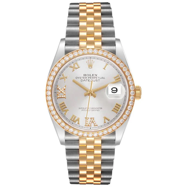 Datejust (Reference 126283). An unworn 36mm yellow gold stainless