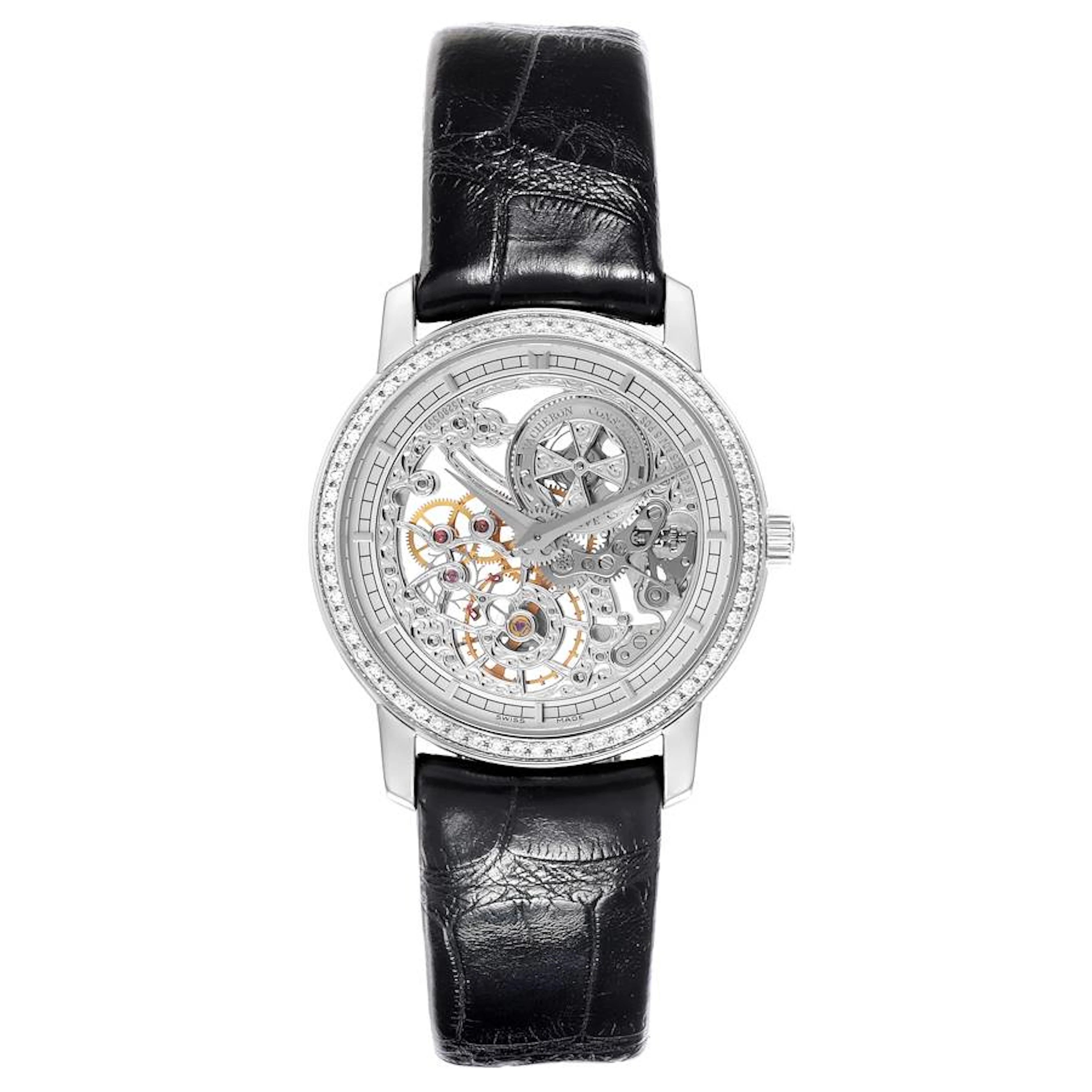 Traditionnelle (Reference 33558/000G-9394). A 30mm white gold diamond-set
