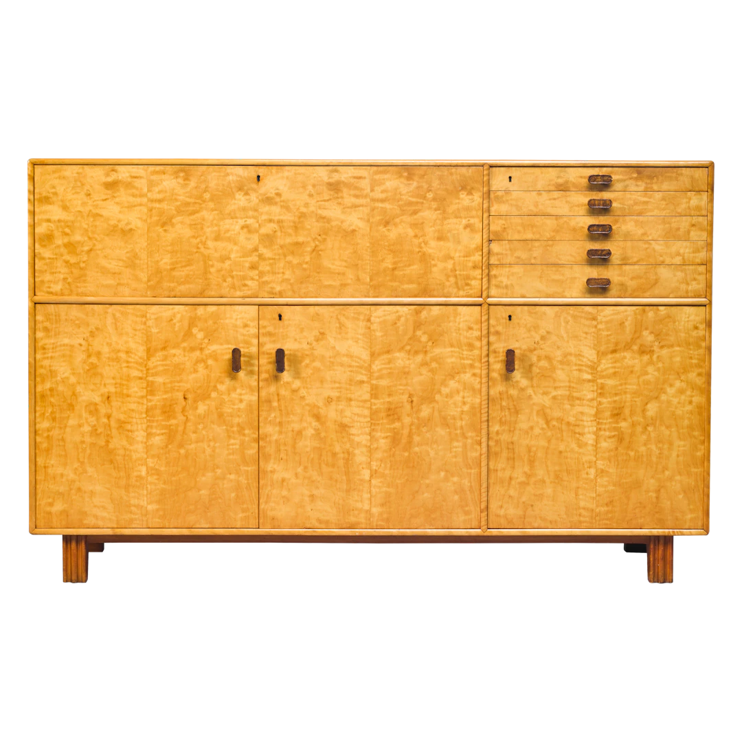 Birch Veneered Cabinet
