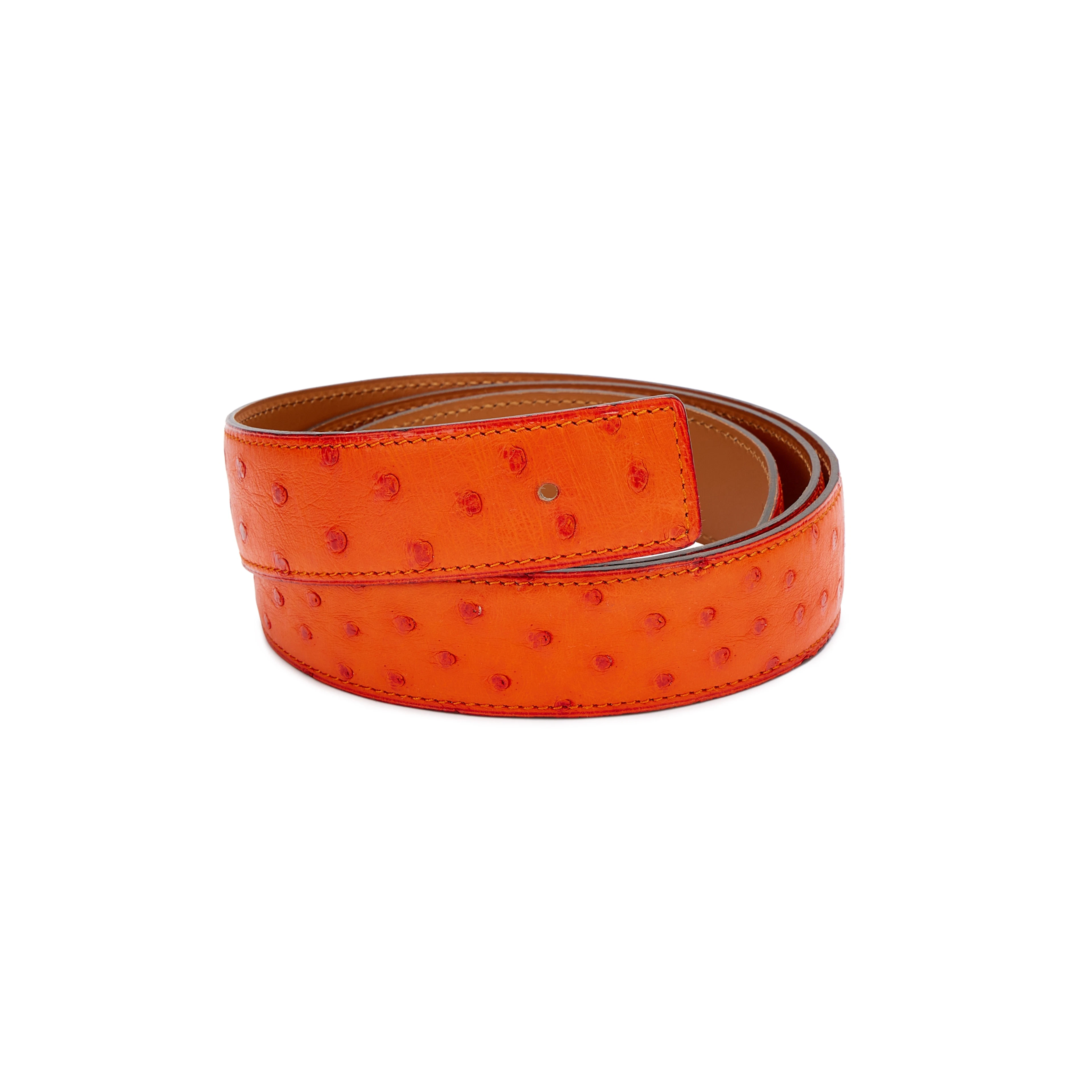 Tangerine Ostrich Belt Strap, 2008