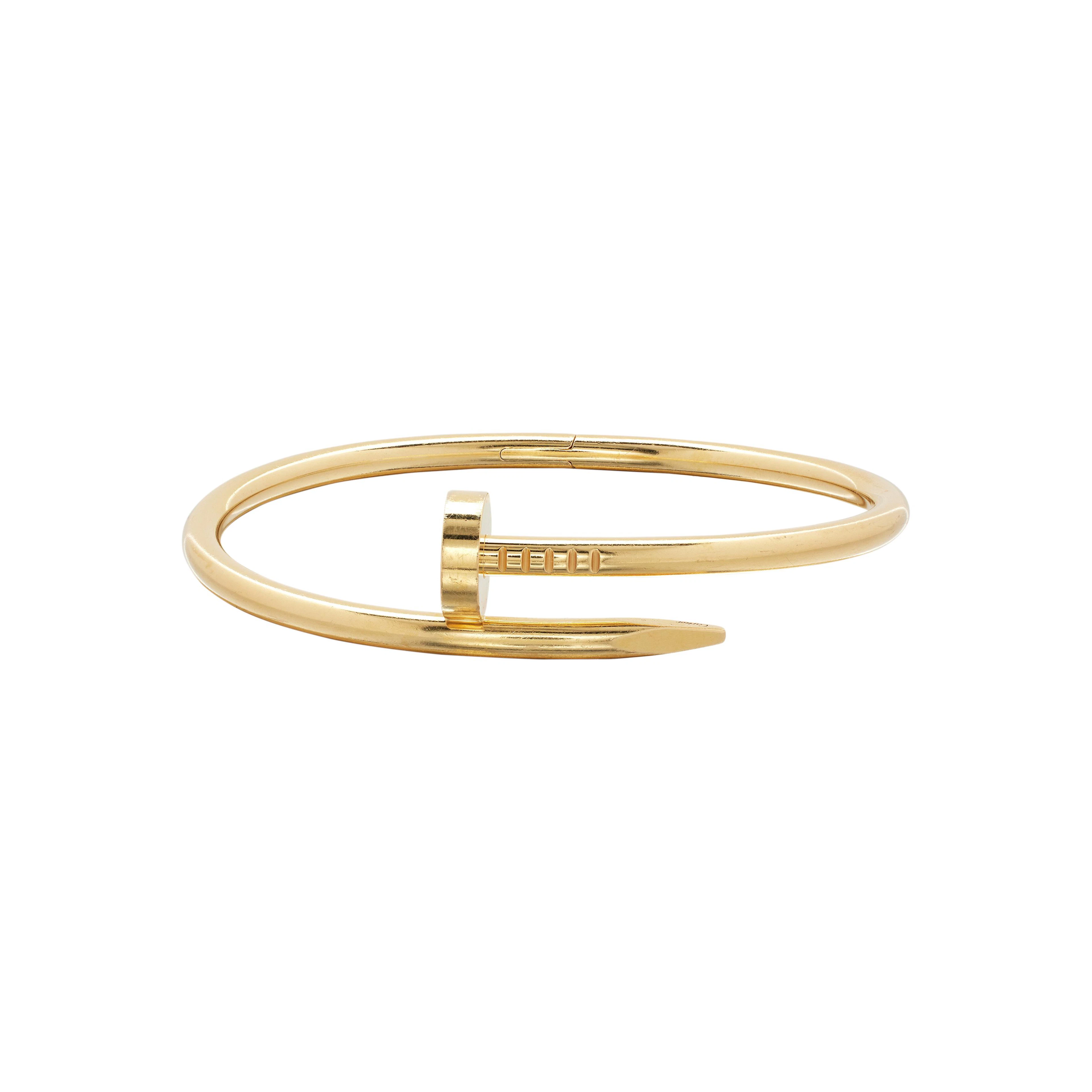 Gold Juste un Clou Bangle Bracelet