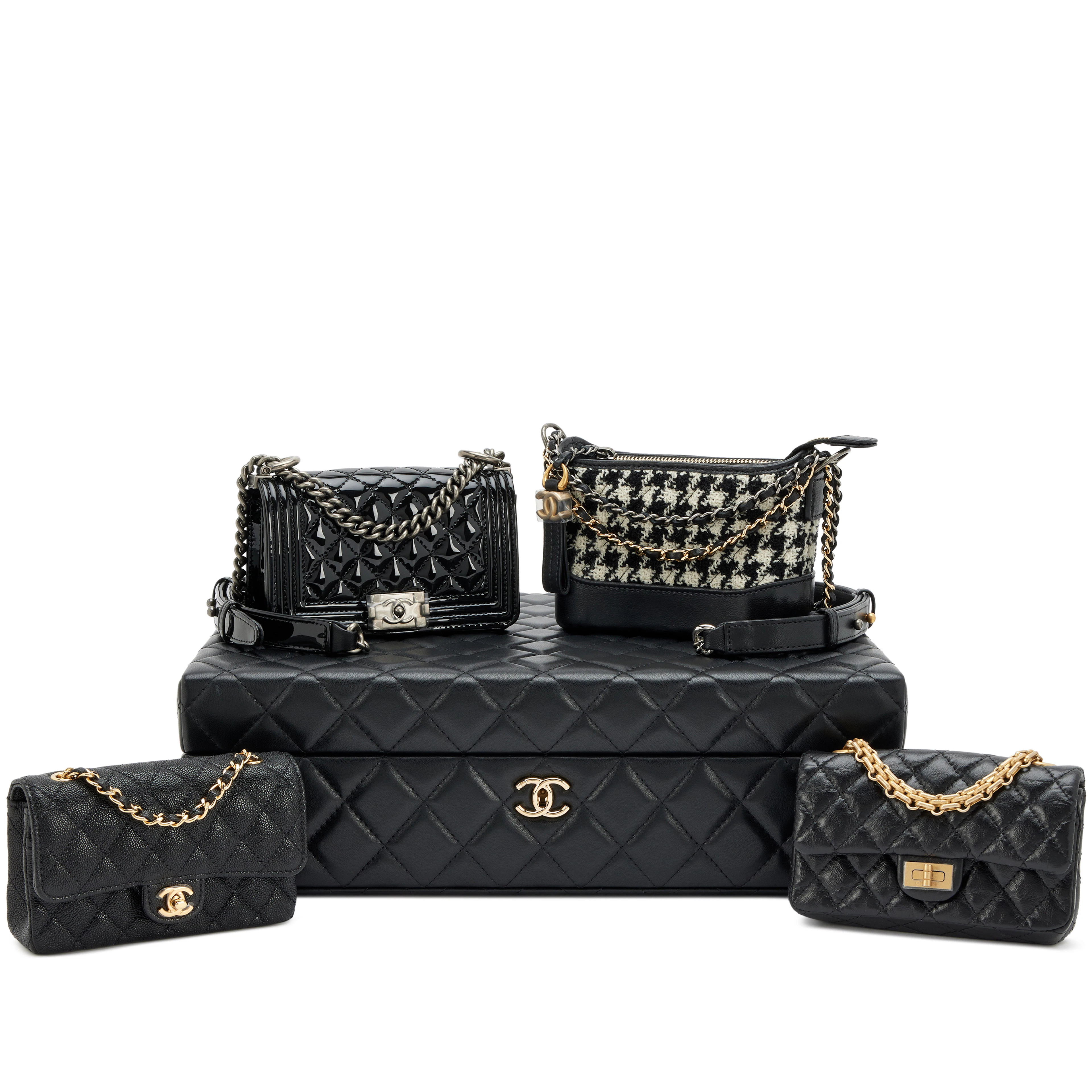 Success Story Set Of 4 Mini Bags With Quilted Trunk, 2020