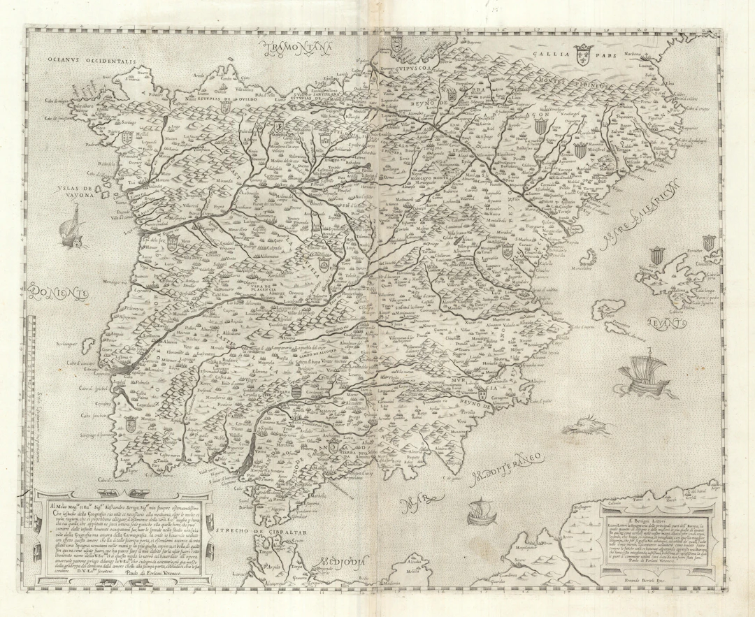 Italian Map of Iberia | Lafreri School