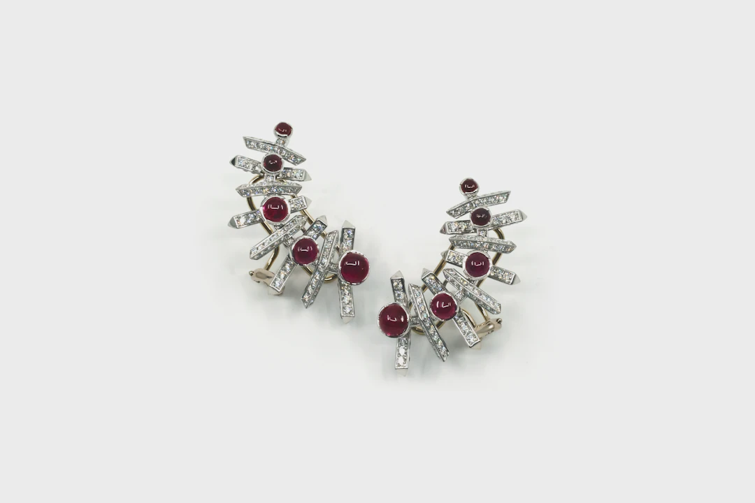Fish Ruby Ear Climbers