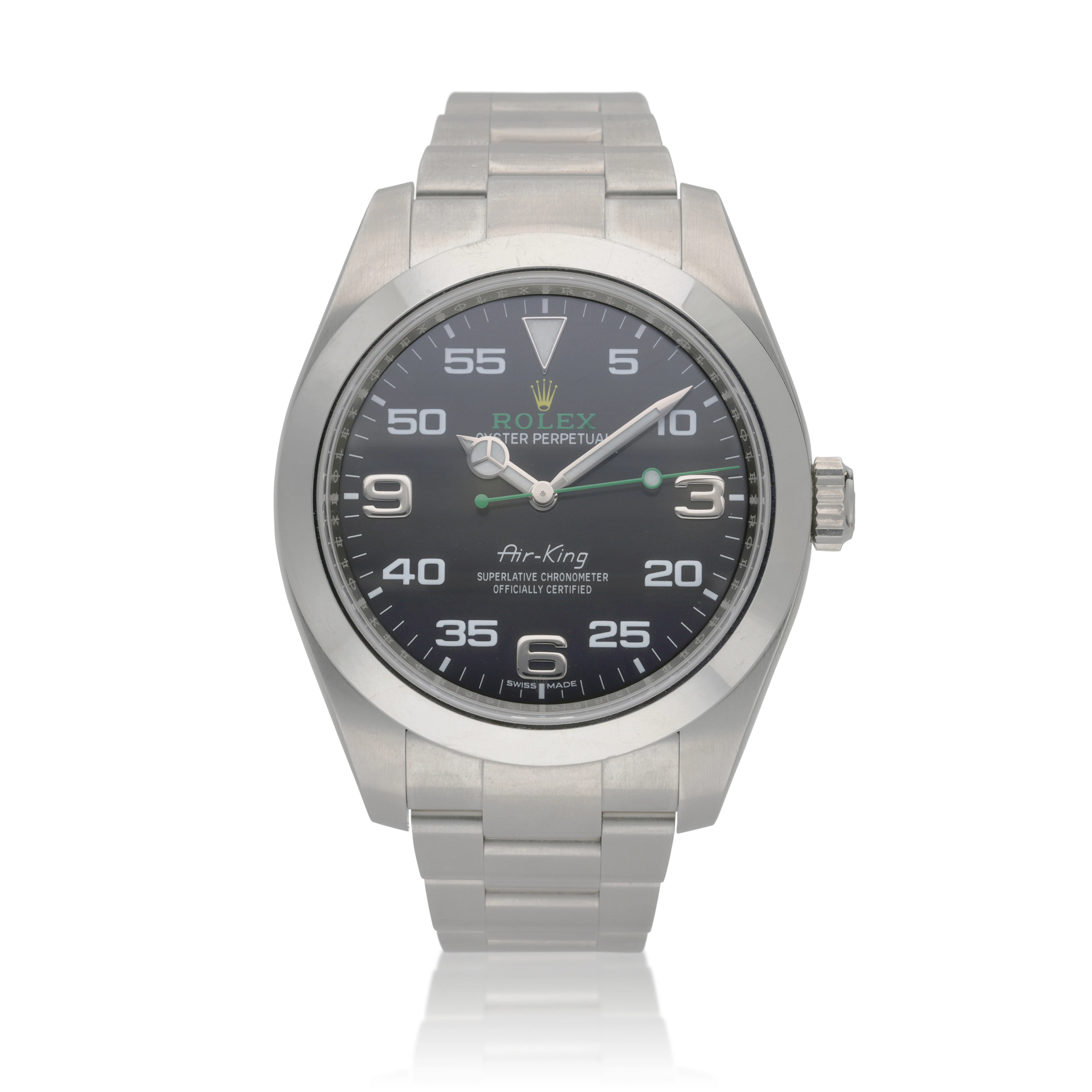 Air-King (Reference 116900). A 40mm stainless steel automatic wristwatch. 2017