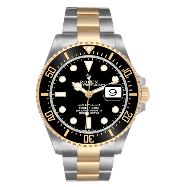 Sea-Dweller (Reference 126603). A 43mm stainless steel yellow gold