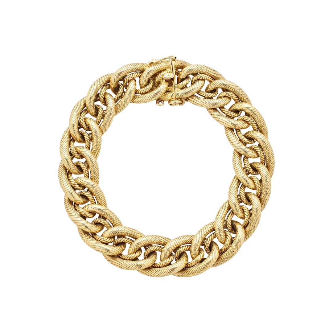 Vintage Gold Link Bracelet