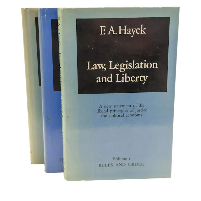 Law, Legislation And Liberty | First Edition, Two Signed Volumes