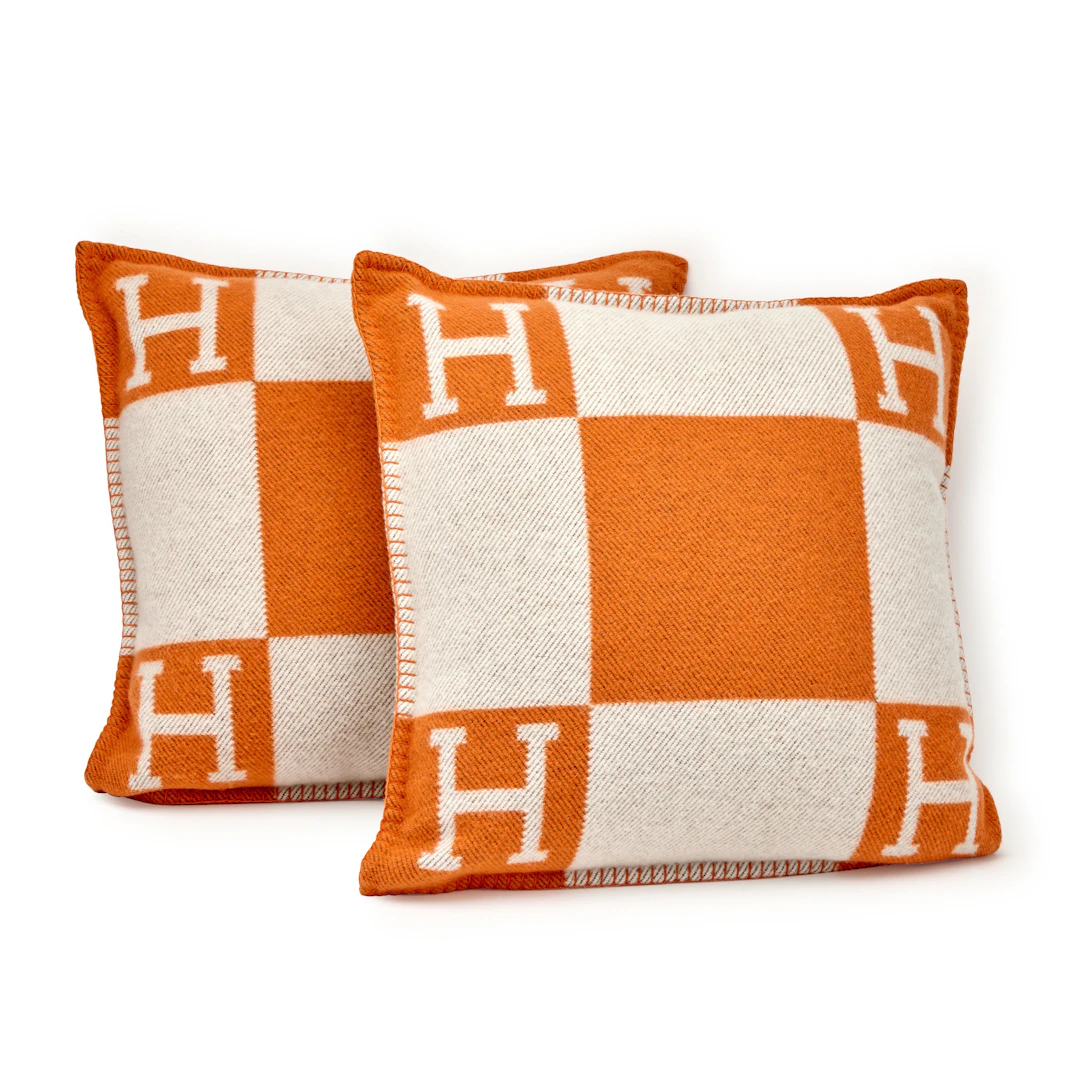Potiron Wool & Cashmere Small Avalon III Pillows