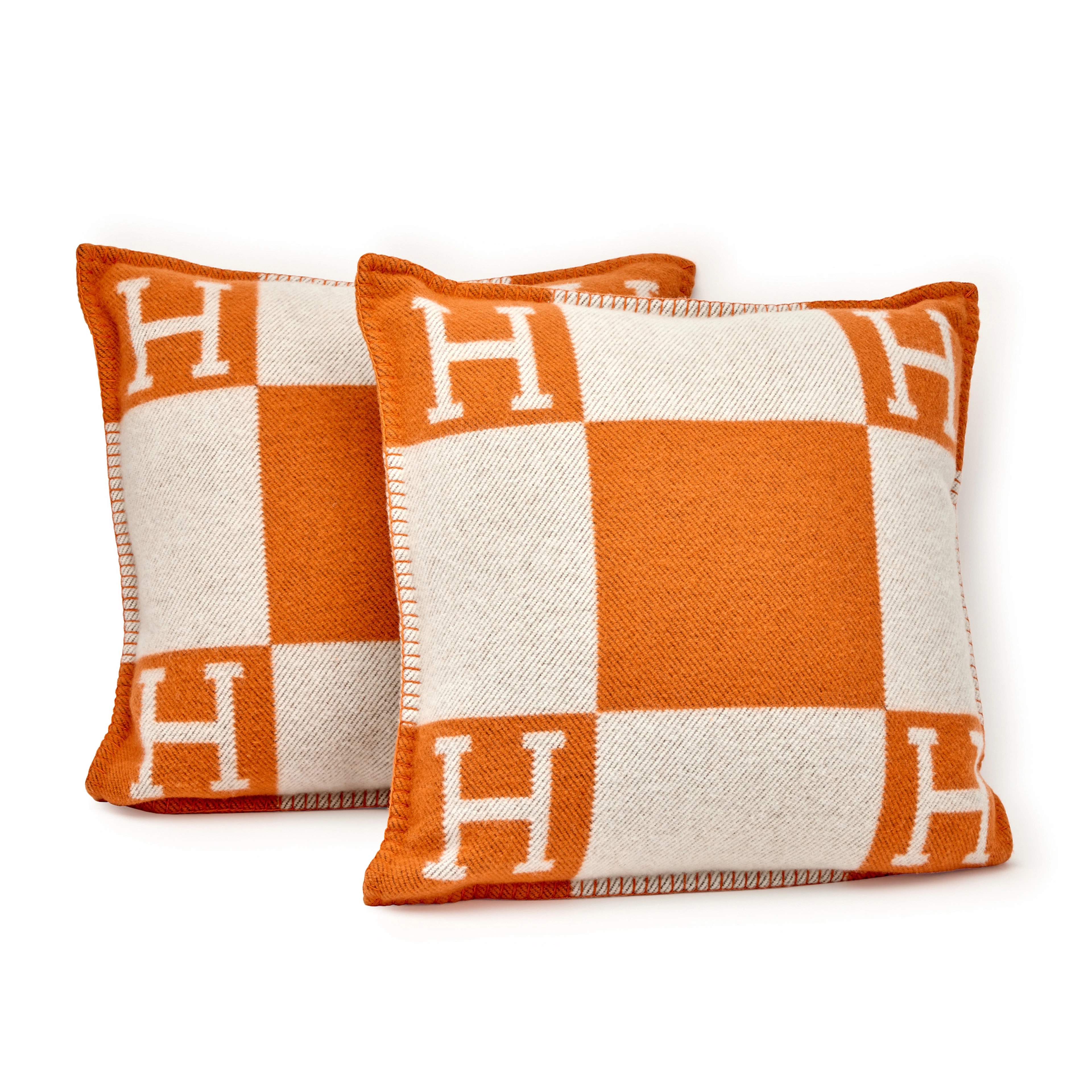 Potiron Wool & Cashmere Small Avalon III Pillows