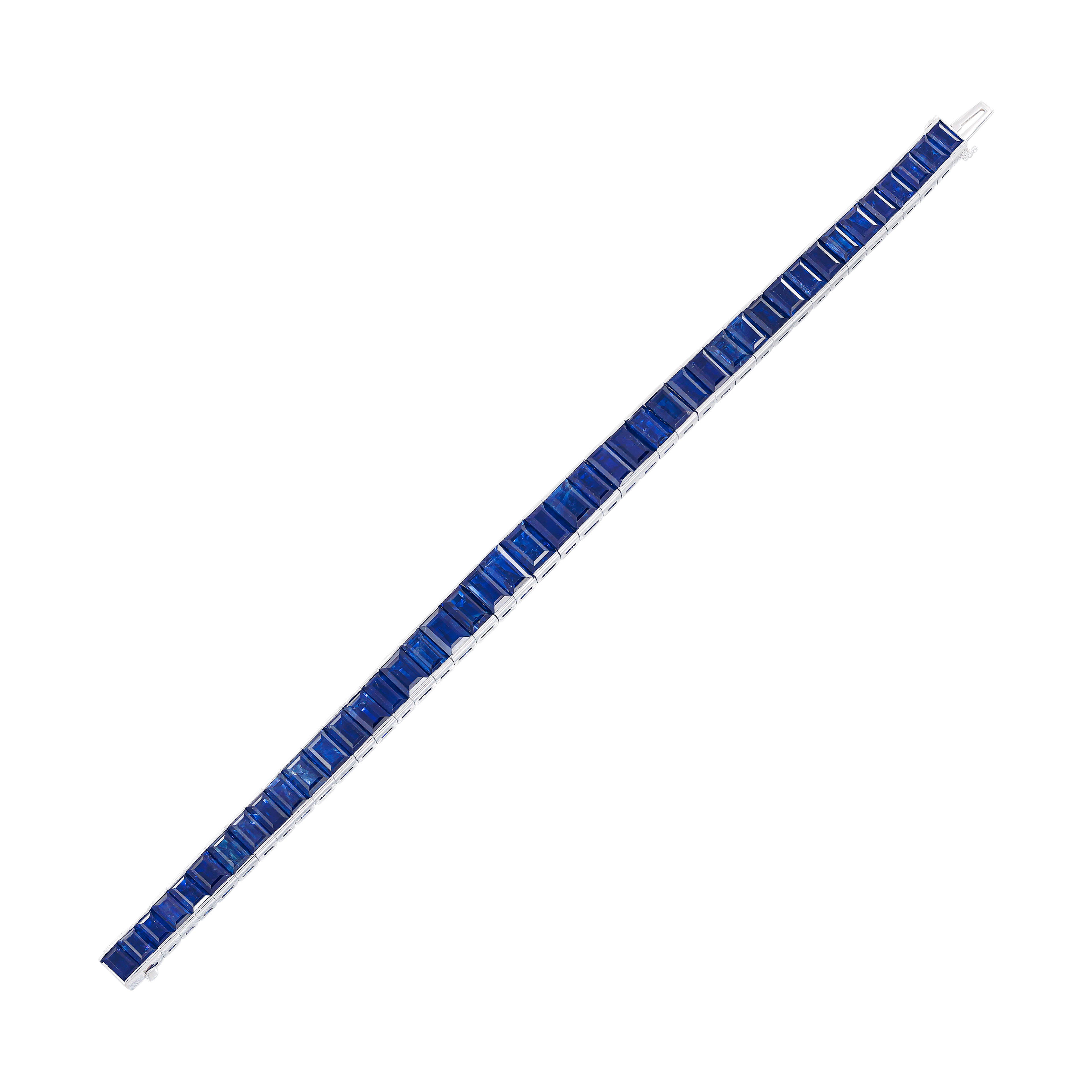 Platinum and Sapphire Bracelet