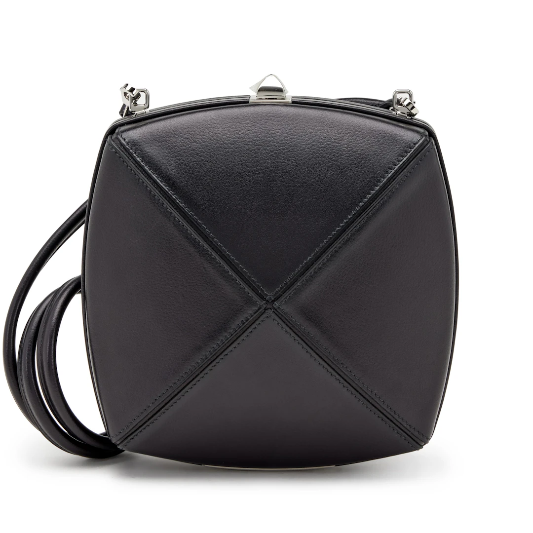 Black Villandry Medor Clou Minaudiere Palladium Hardware, 2020