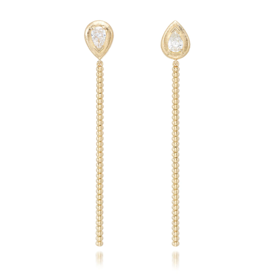Beaded Edan Staff Earrings
