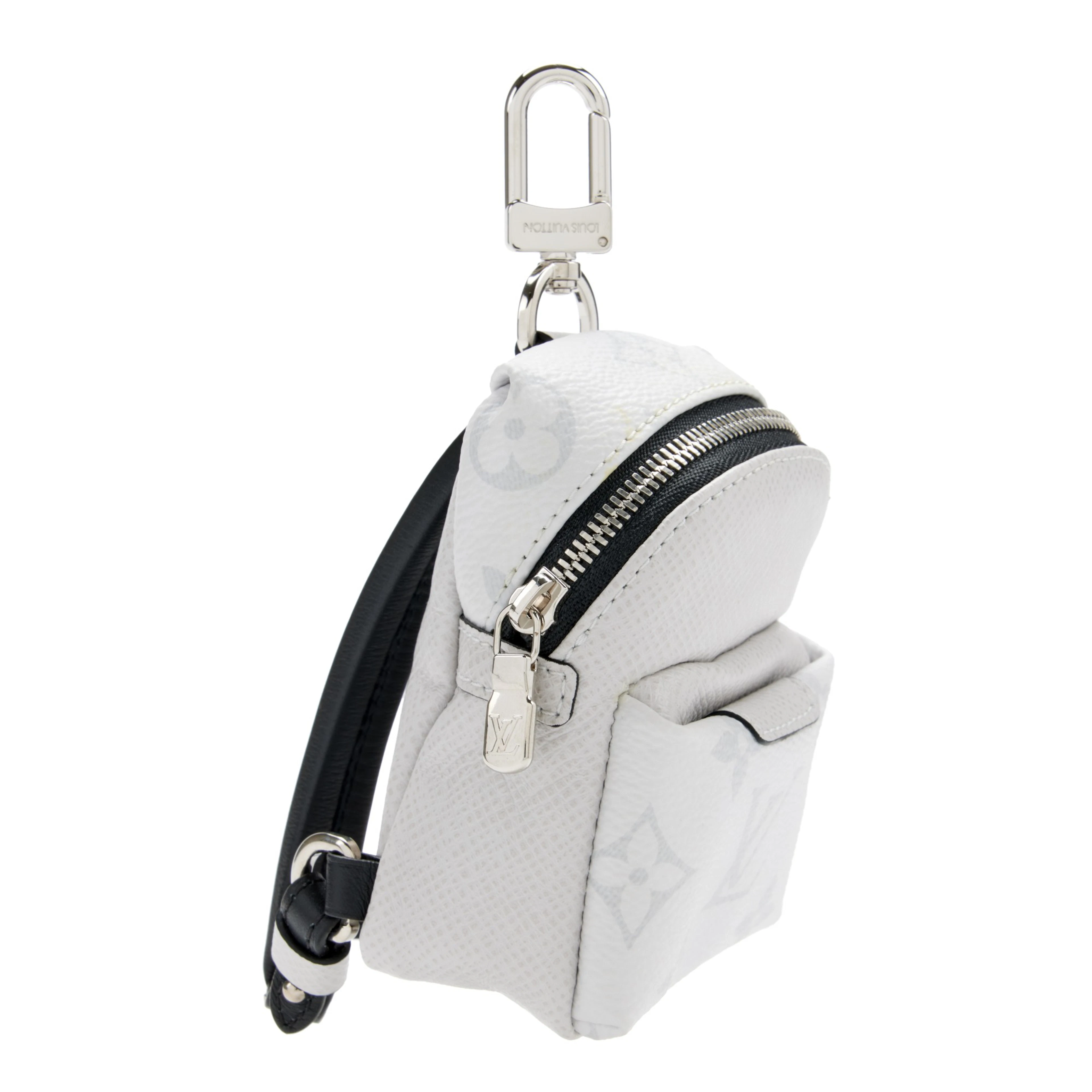 Antarctica Grey Taïga and Monogram Coated Canvas Discovery Backpack