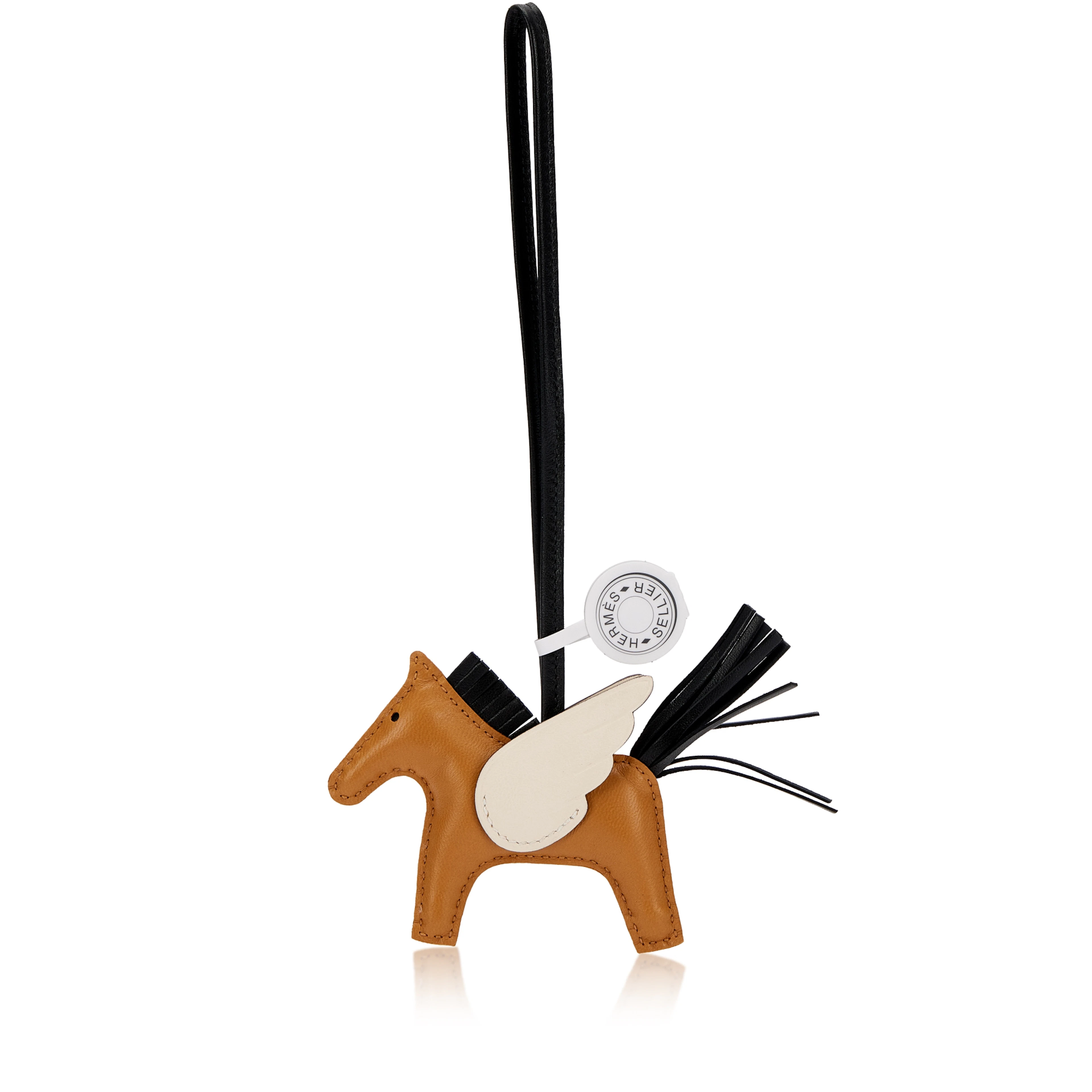 Sesame, Black and Nata Milo Lambskin and Swift GriGri Rodeo Pegase