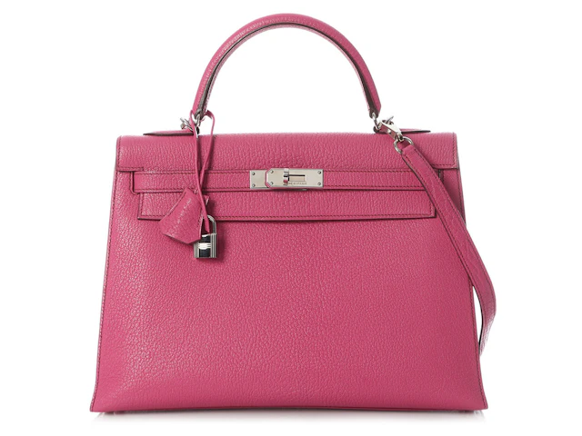 Fuchsia Chèvre Sellier Kelly 32 Palladium Hardware, 2005