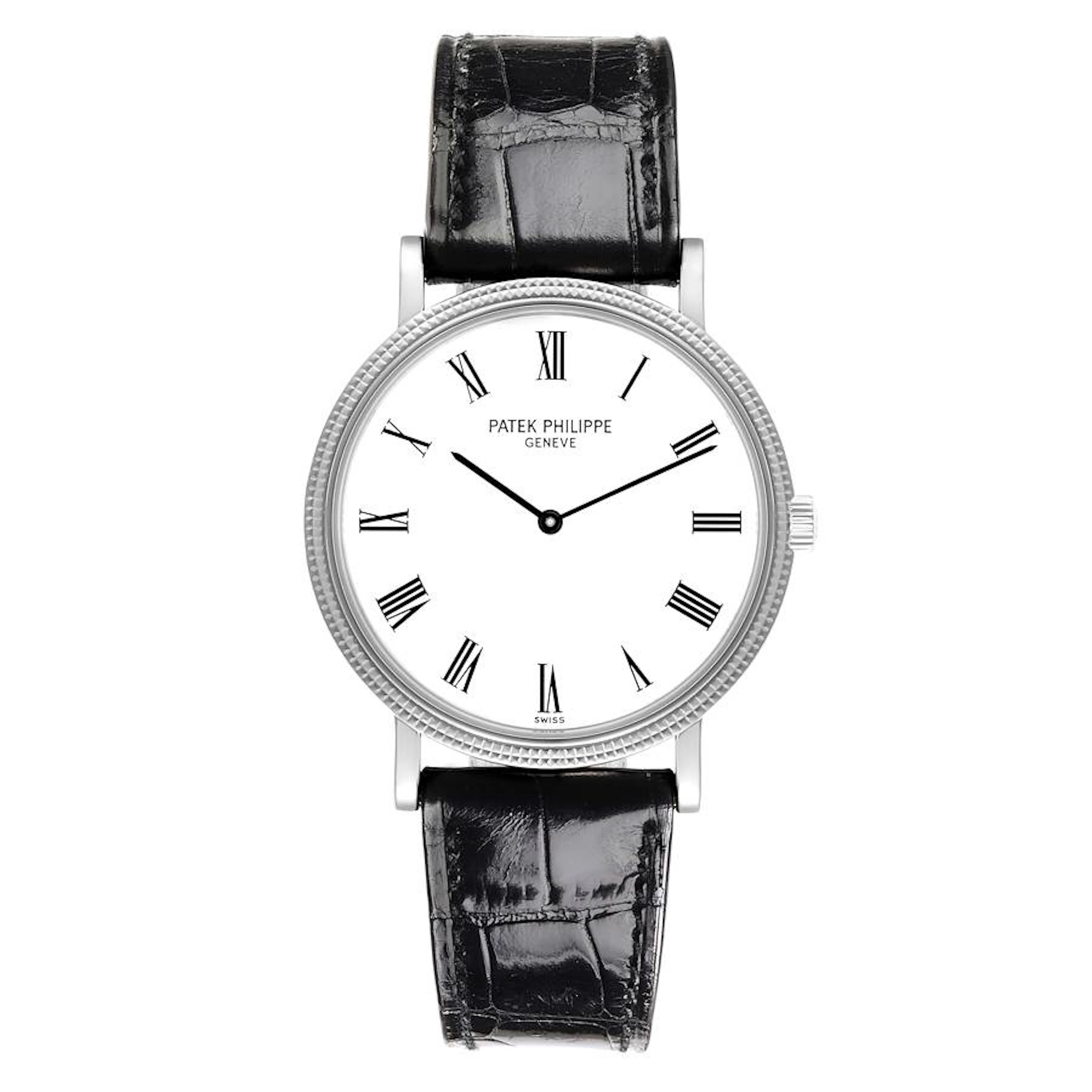 Calatrava (Reference 5120G-001). A 35mm white gold automatic wristwatch. 2004