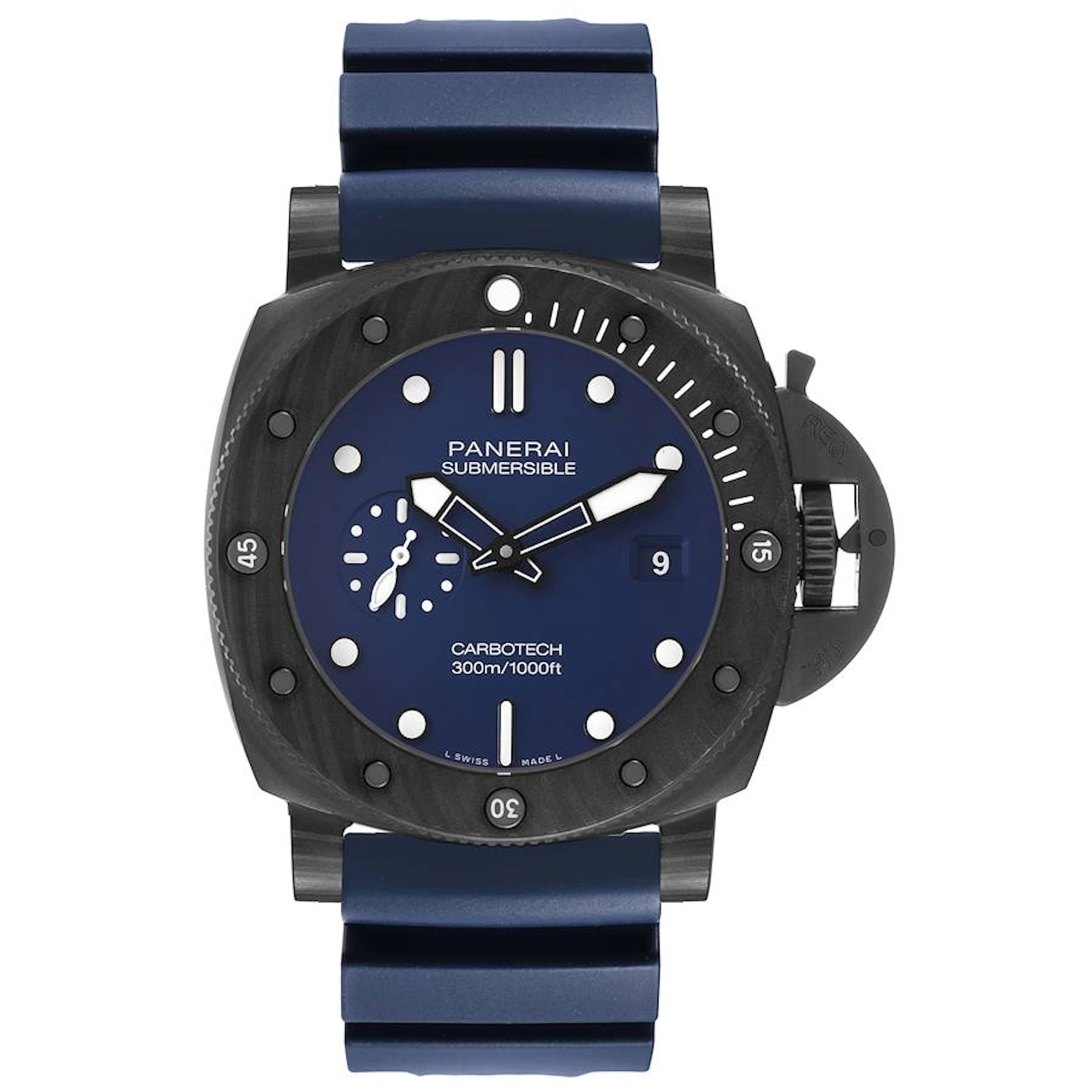 Submersible QuarantaQuattro (Reference PAM01232). A 44mm carbotech