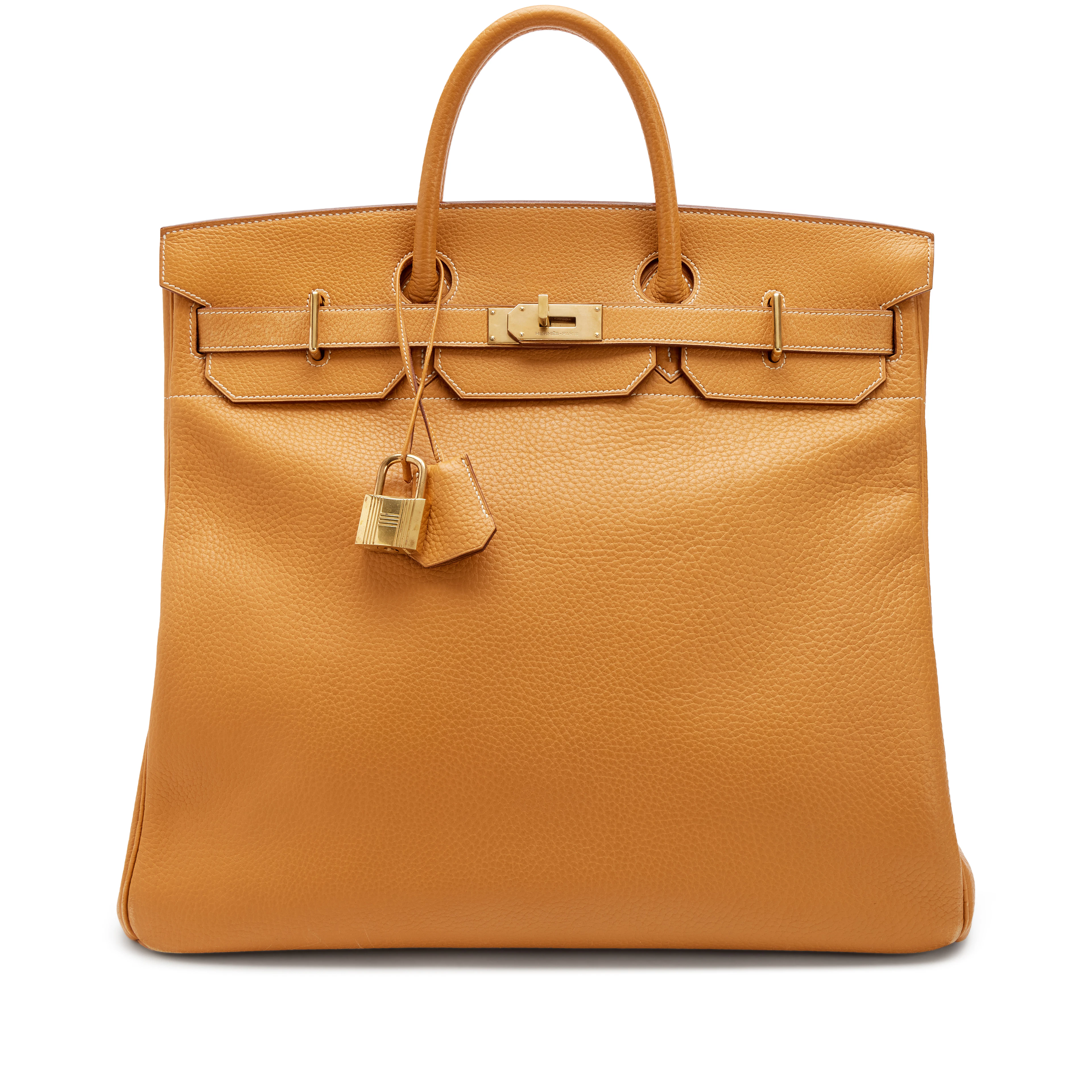 Vintage Sable Ardennes Birkin HAC Haut à Courroies 45 Gold Hardware, 1993