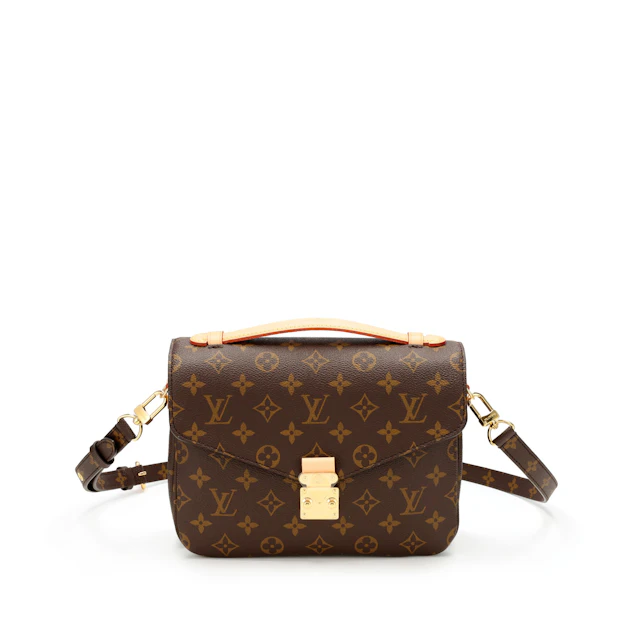 Ebene Monogram Coated Canvas Pochette Mètis Gold Hardware, 2021-2022