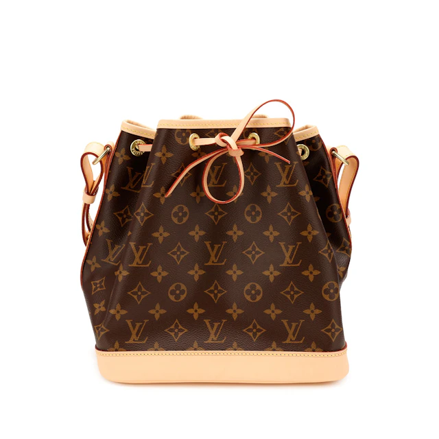 Ebene Monogram Coated Canvas Petit Noé Gold Hardware, 2021-2022