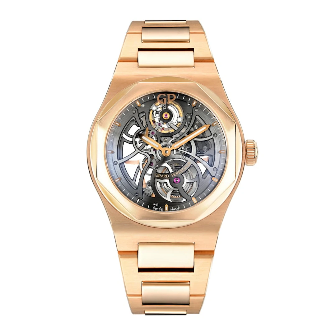 Laureato (Reference 81015-52-002-52A). A 42mm unworn rose gold automatic
