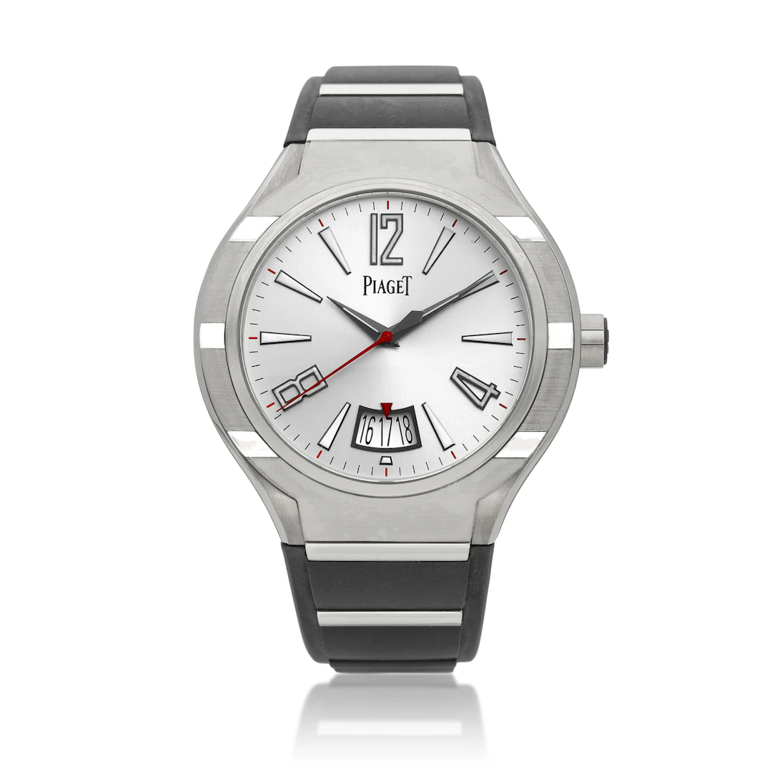 Polo Fortyfive (Reference G0A34010). A 45mm titanium stainless steel