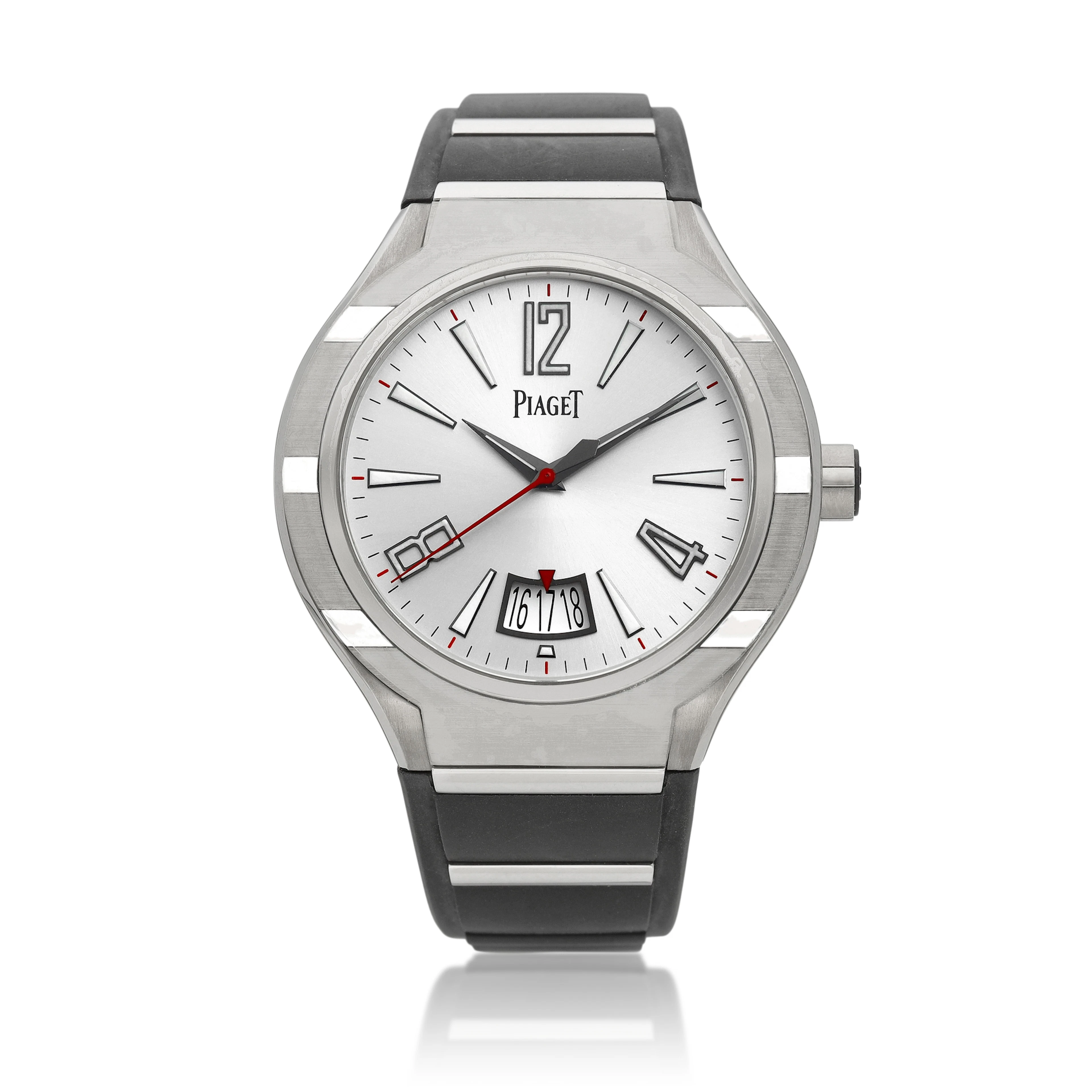 Polo Fortyfive (Reference G0A34010). A 45mm titanium stainless steel