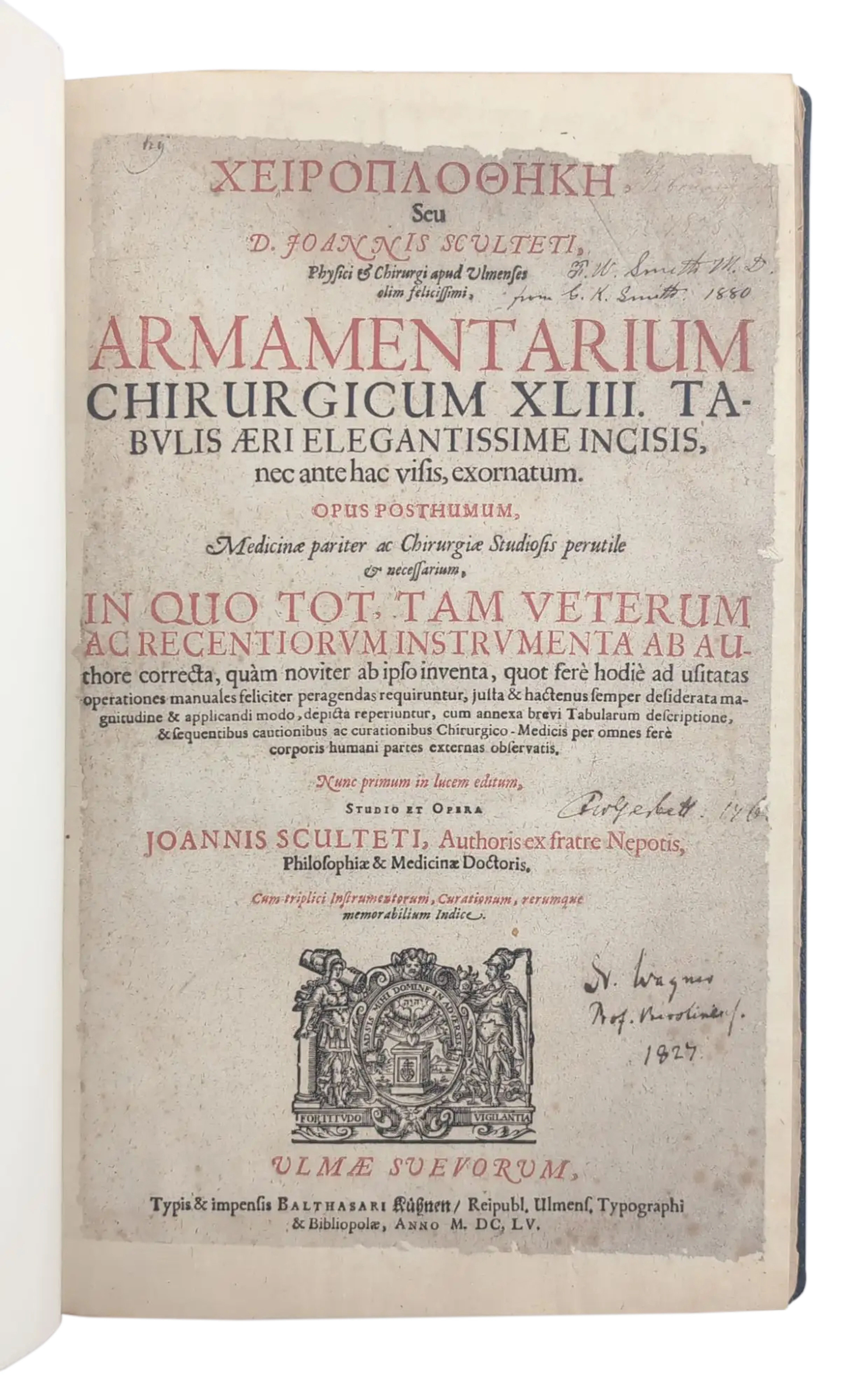 Cheiroplotheke, Seu Armamentarium Chirurgicum XLIII