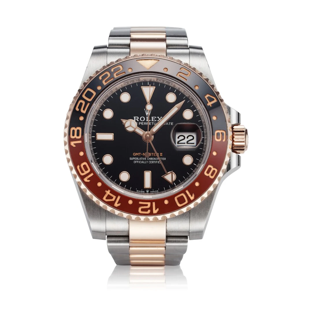 GMT-Master II 'Root Beer' (Reference 126711CHNR). A 40mm rose gold