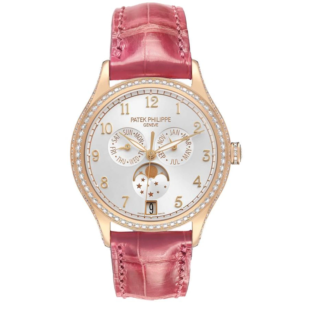 Complications (Reference 4947R-001). A 38mm rose gold diamond-set