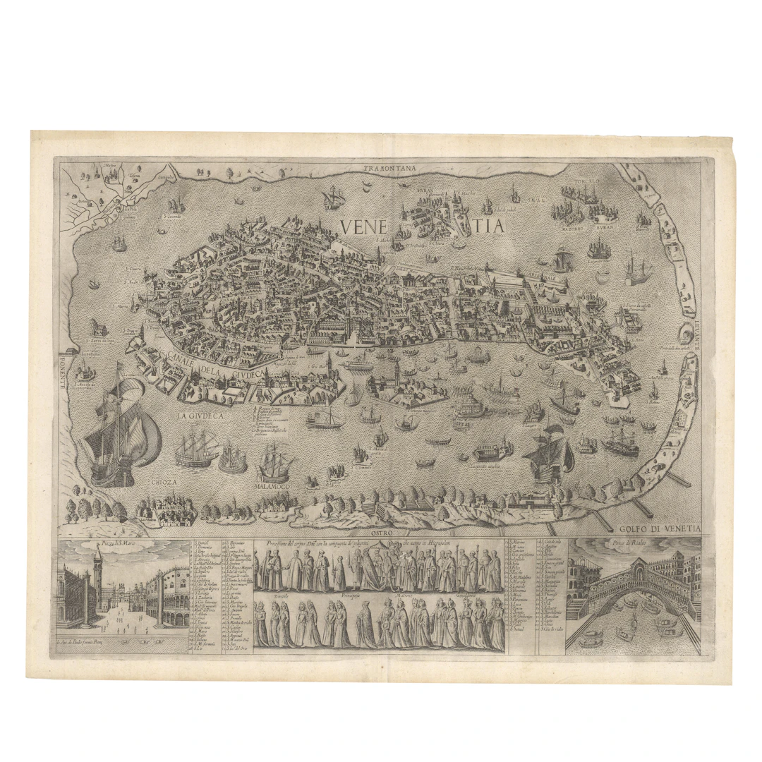 Italian Map Of Venice