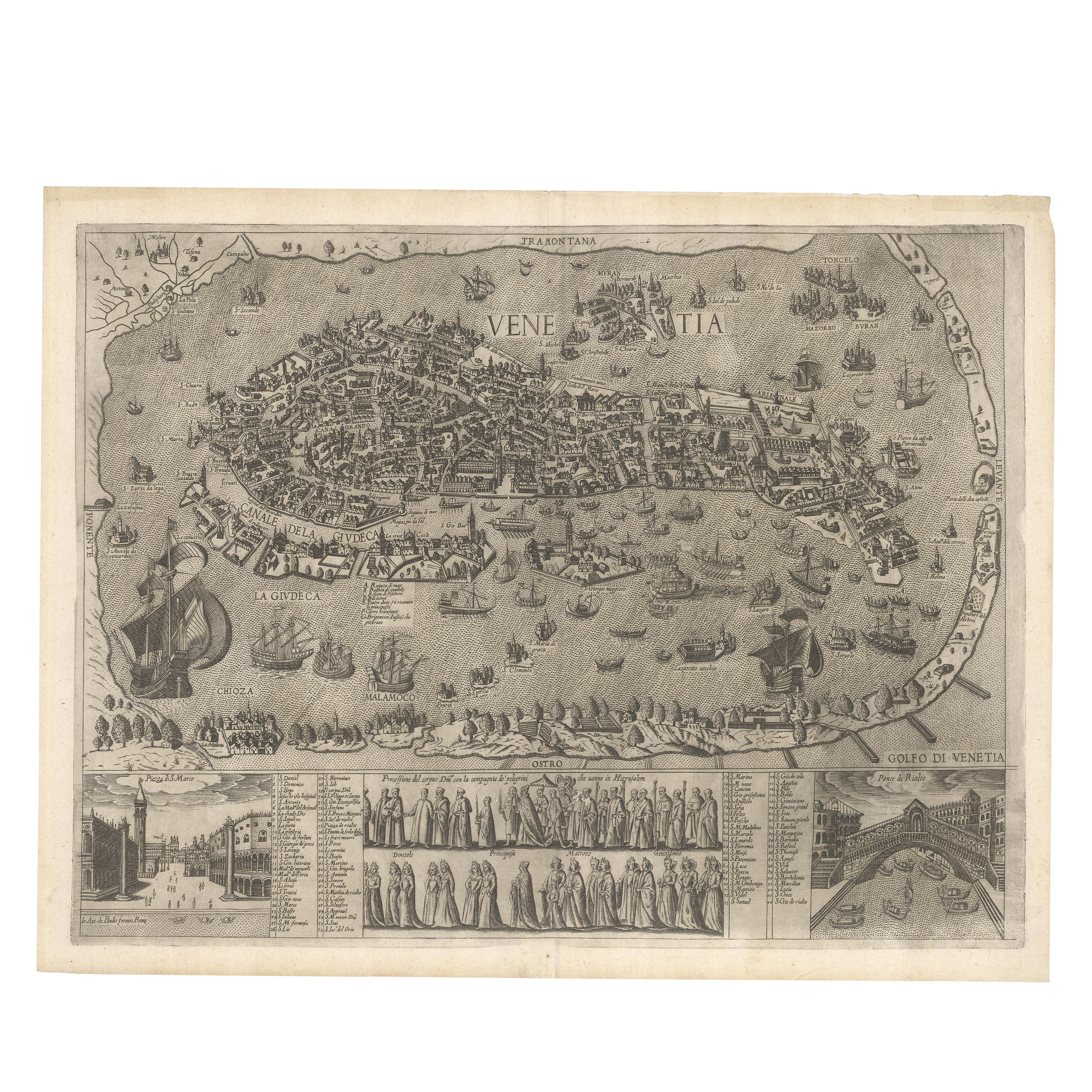 Italian Map Of Venice