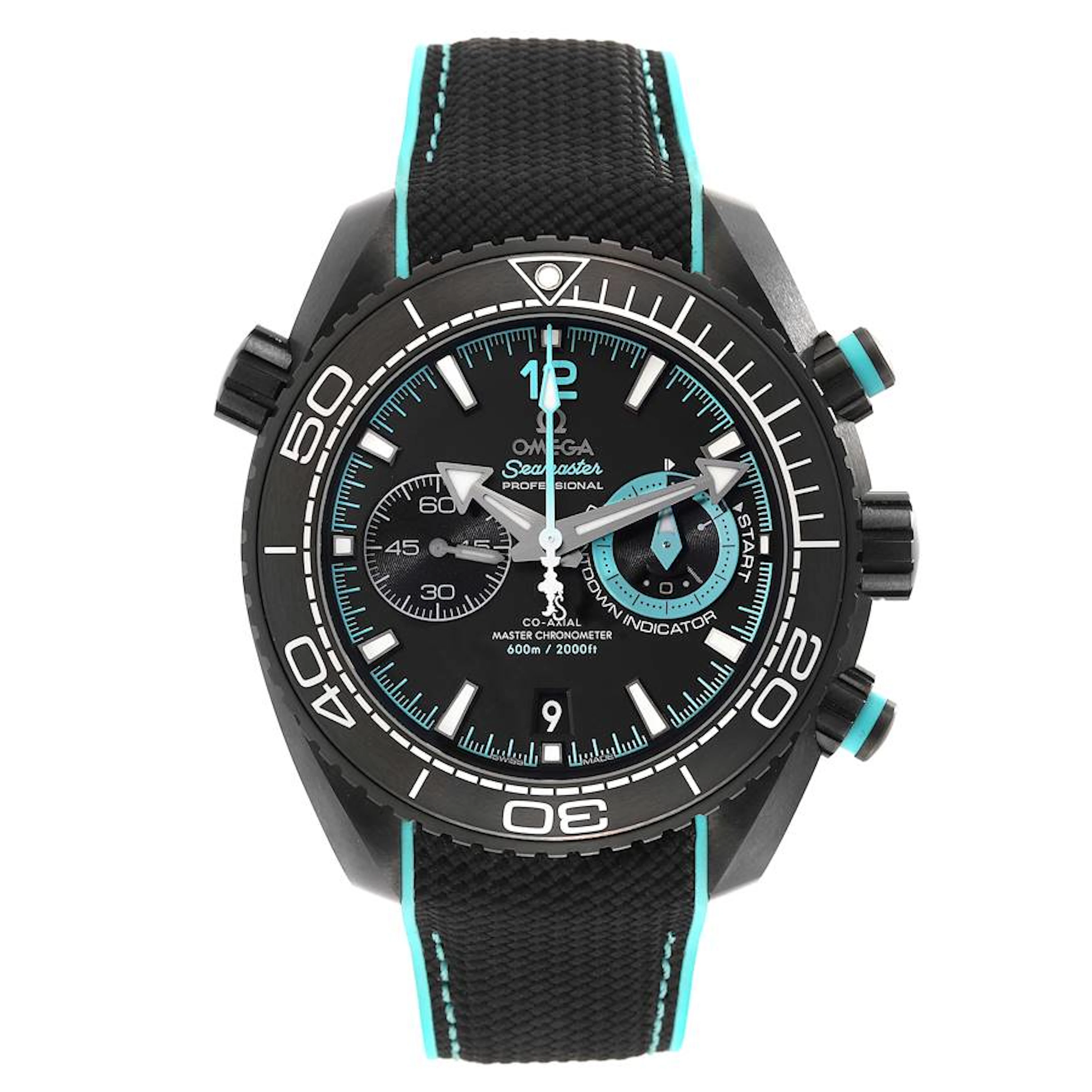 Planet Ocean Deep Black (Reference 215.92.46.51.01.003). A 45.5mm