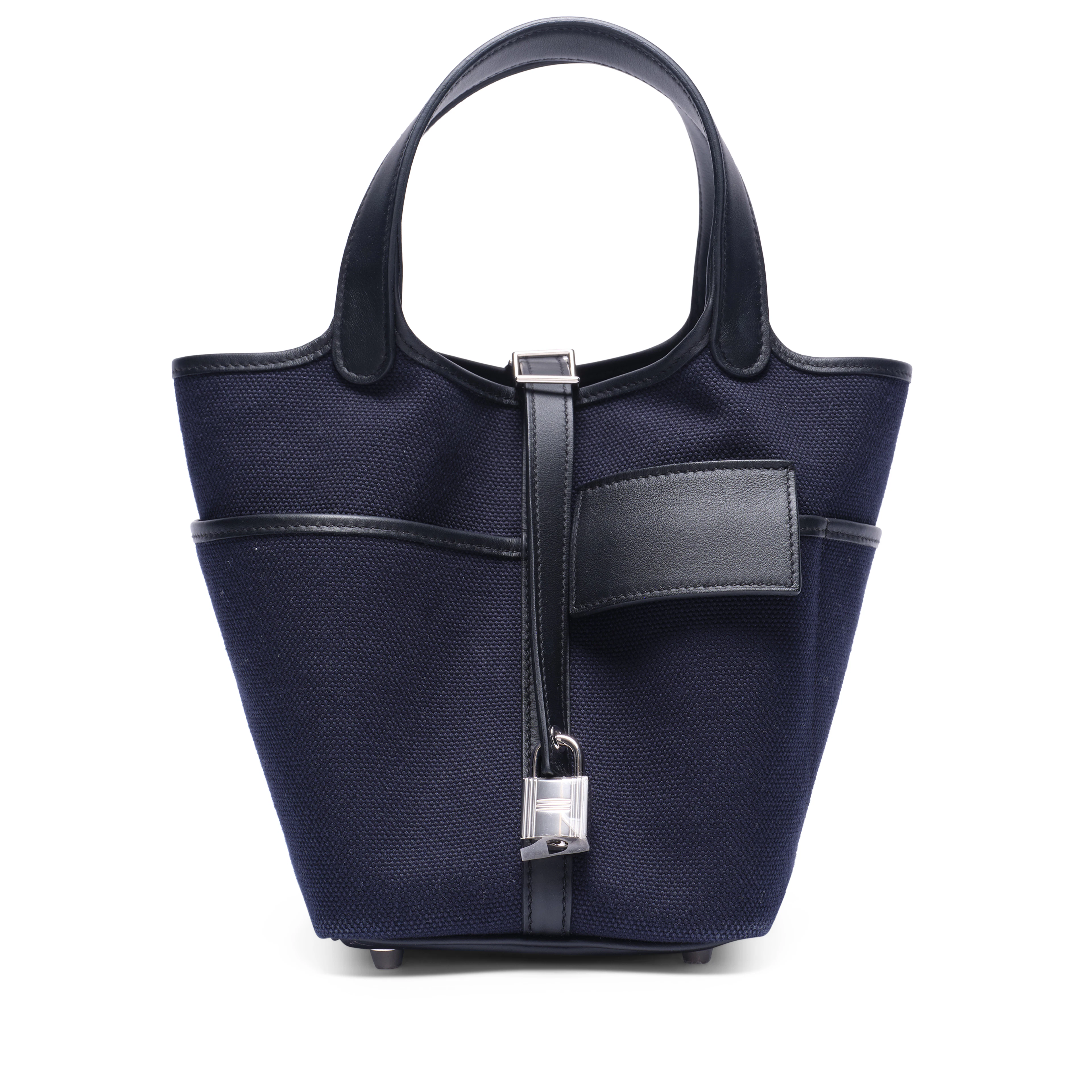 Limited Edition Bleu Marine Toile Geoland and Black Swift Cargo Picotin