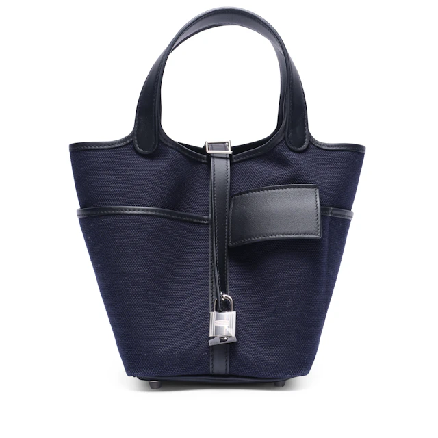 Limited Edition Bleu Marine Toile Geoland and Black Swift Cargo Picotin