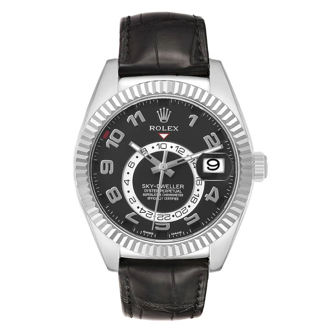 Sky-Dweller (Reference 326139). A 42mm white gold automatic wristwatch