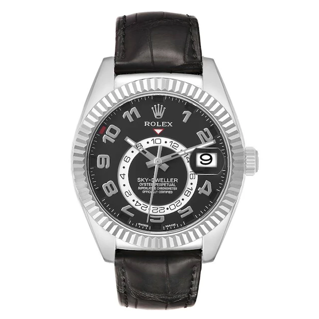 Sky-Dweller (Reference 326139). A 42mm white gold automatic wristwatch