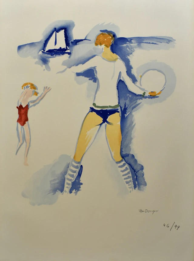 Woman on the Beach, Trouville | Femme Sur la Plage, Trouville