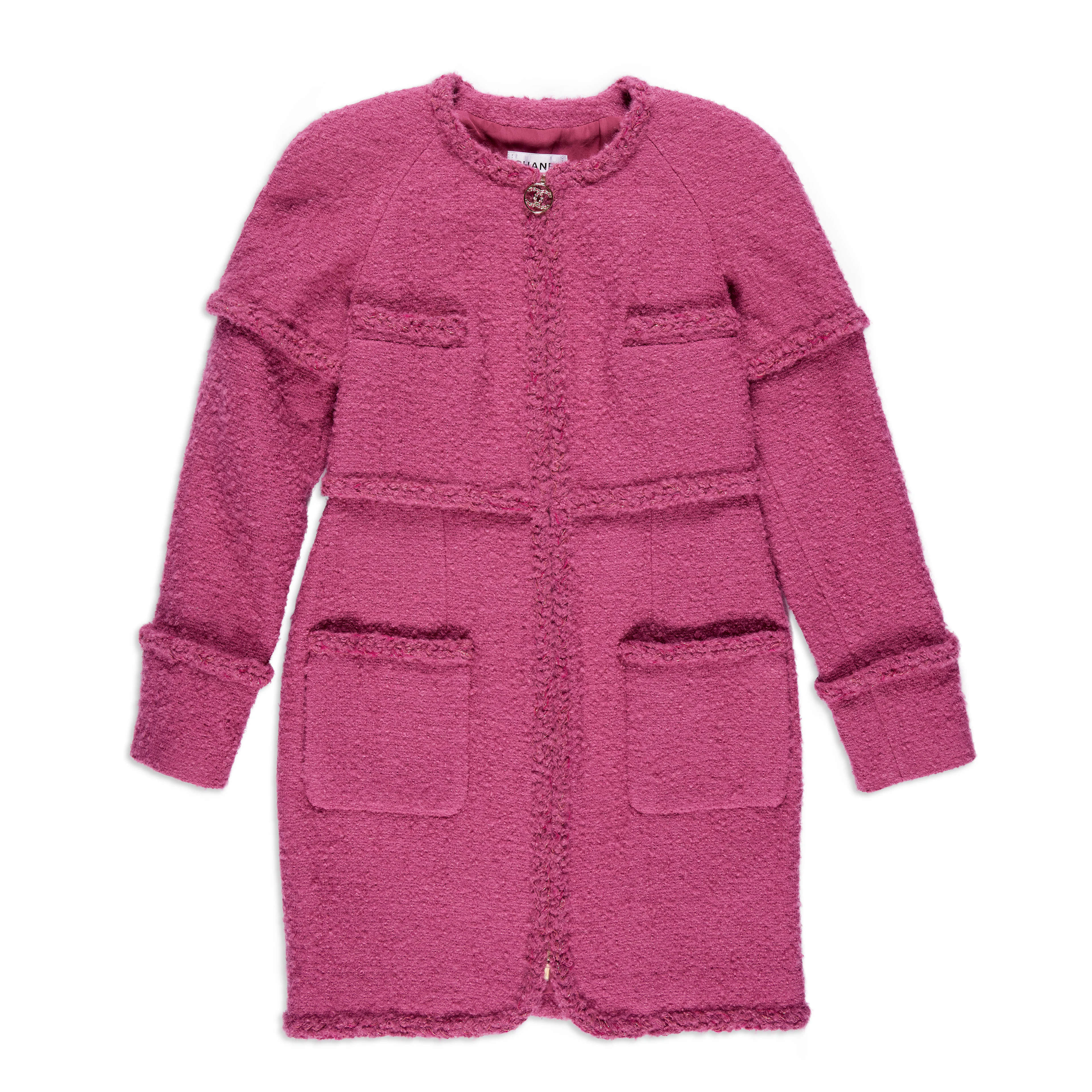 Pink Tweed Jacket Dress, 2019