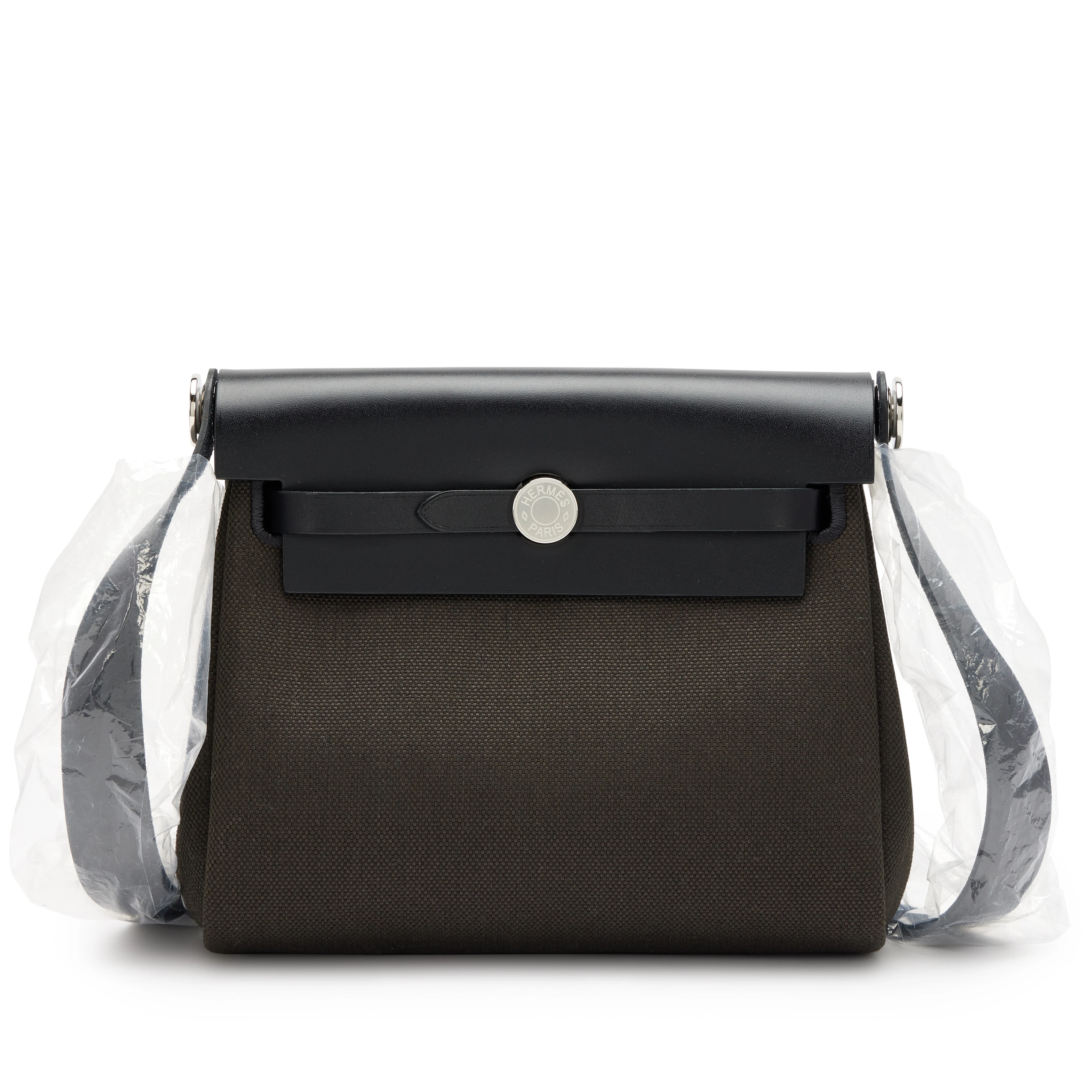 Vert de Gris Toile and Military Vache Hunter Mini Herbag Zip 20 Palladium