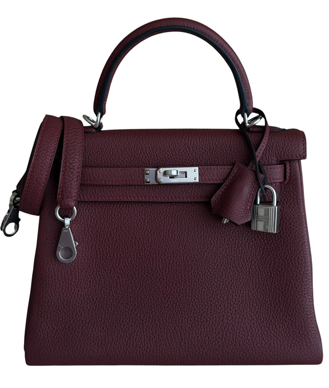 Rouge H Togo Retourne Kelly 25 Palladium Hardware, 2024