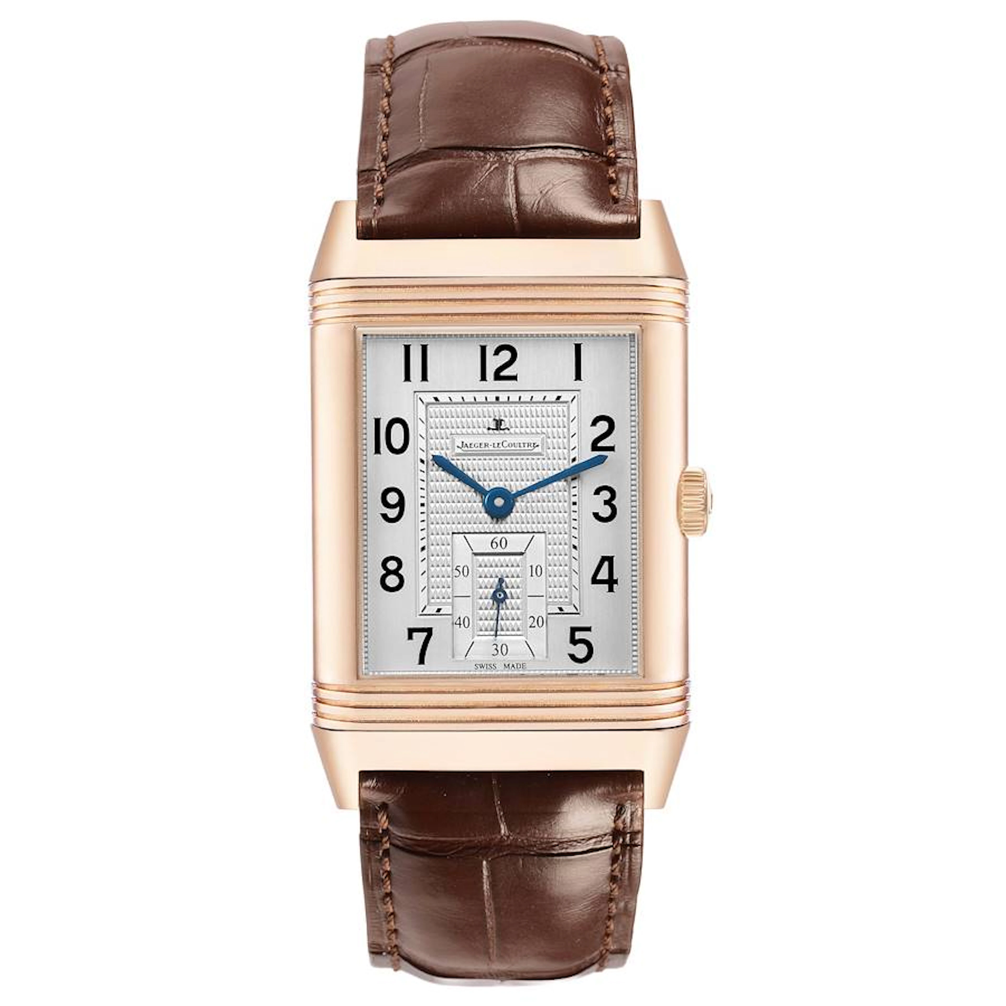 Grande Reverso (Reference Q3732420). A 48.5mm rose gold manual wind wristwatch.