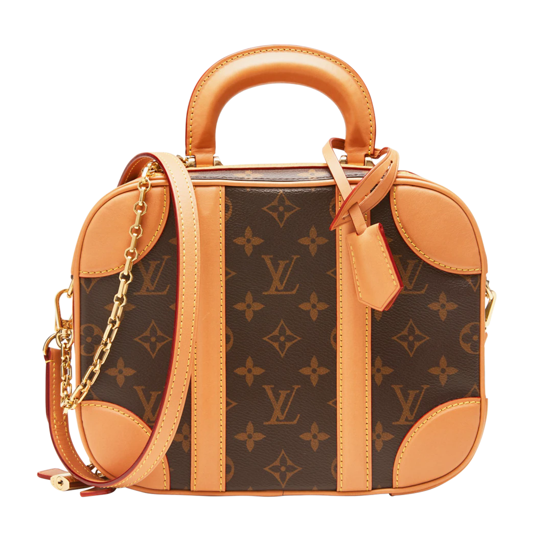 Brown Monogram Valisette PM Gold Tone Hardware