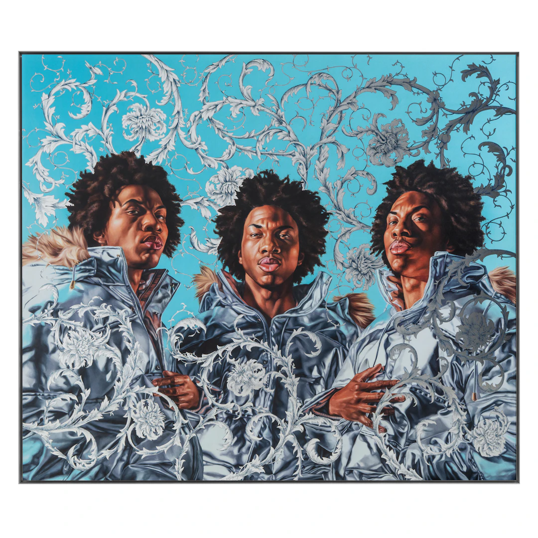 Triple Portrait of Charles II | Blue